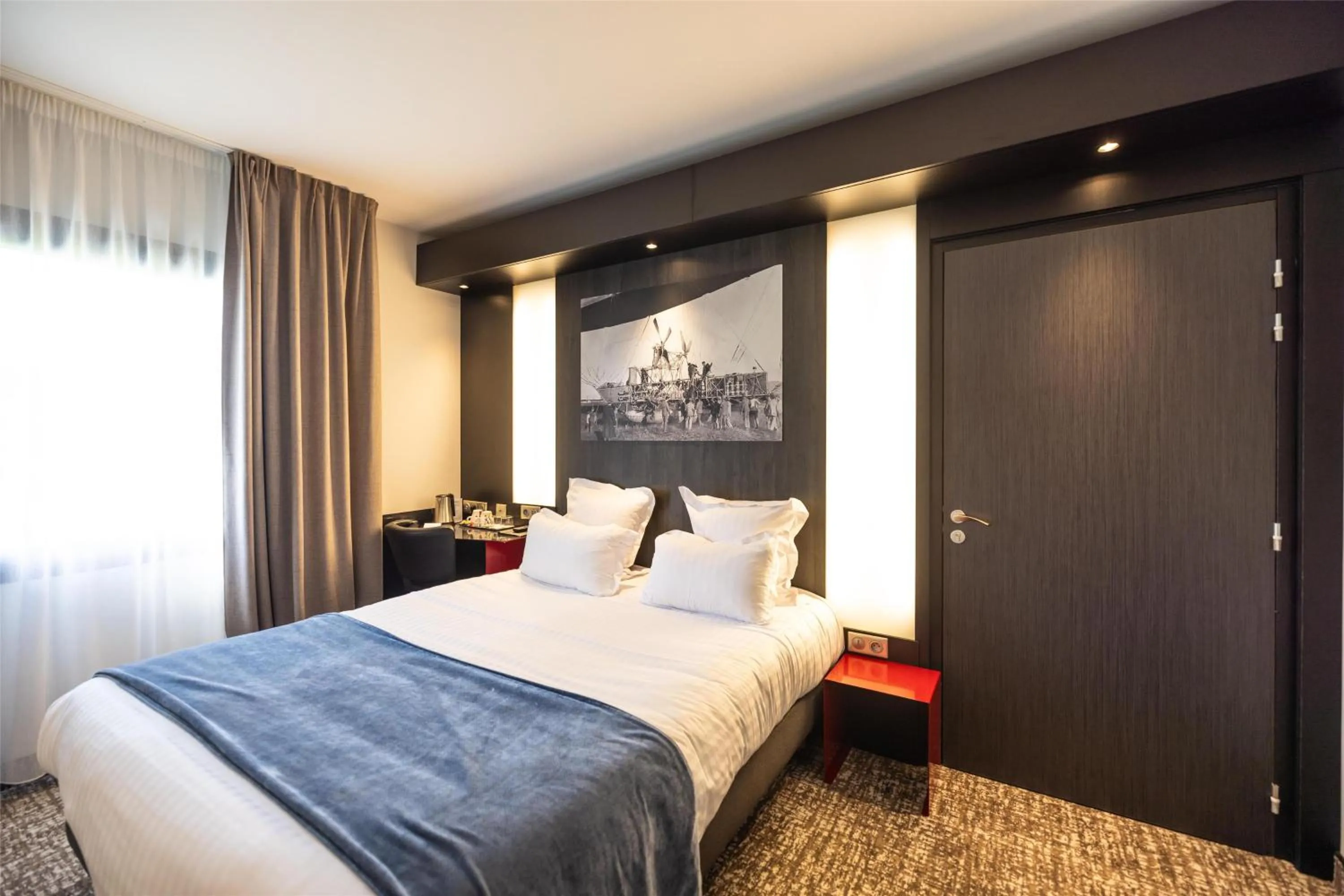 Bedroom, Bed in Best Western Saint Exupéry Eysines - Bordeaux Ouest