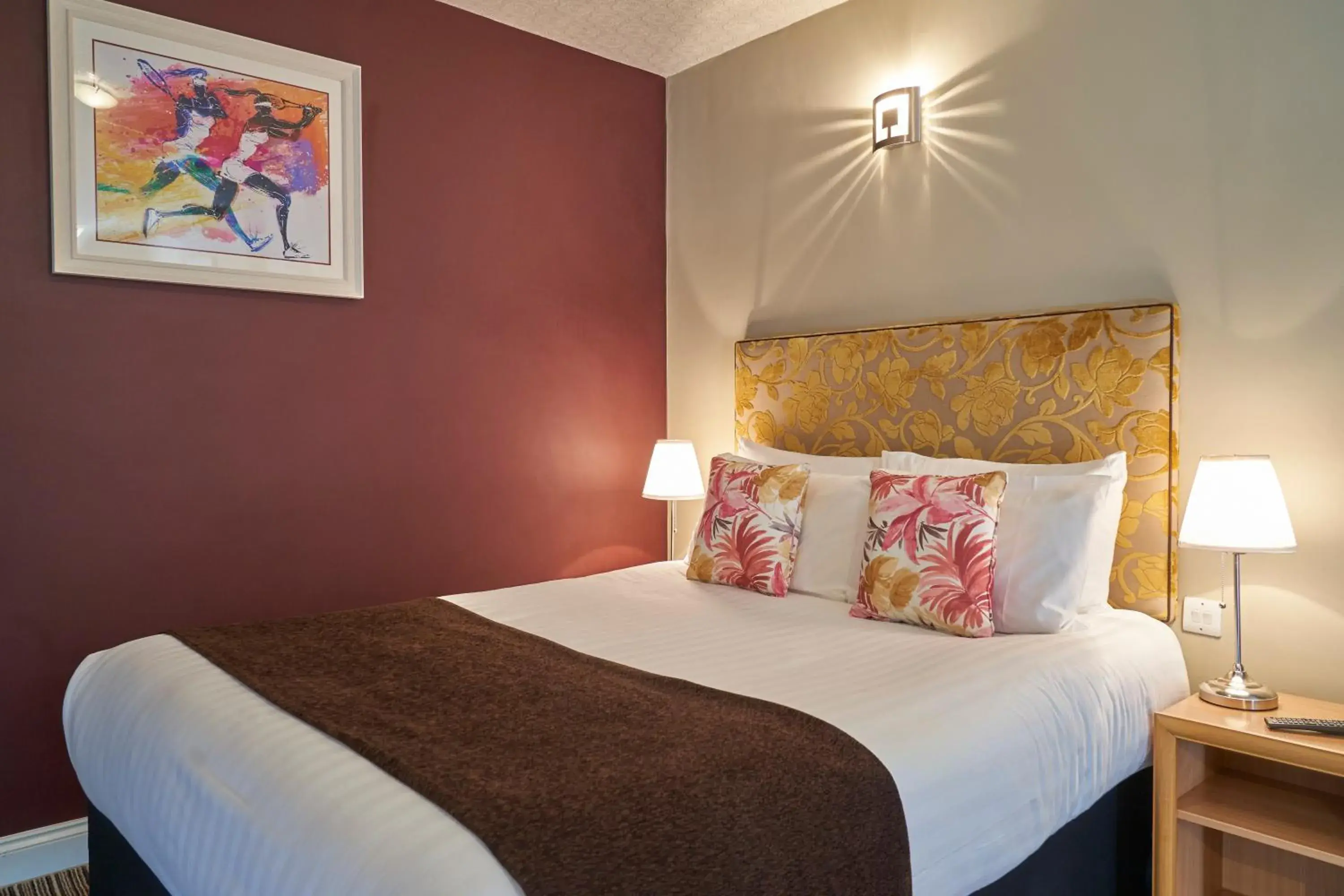 Bedroom, Bed in Antoinette Hotel Wimbledon Bedroom, Bed in Antoinette Hotel Wimbledon