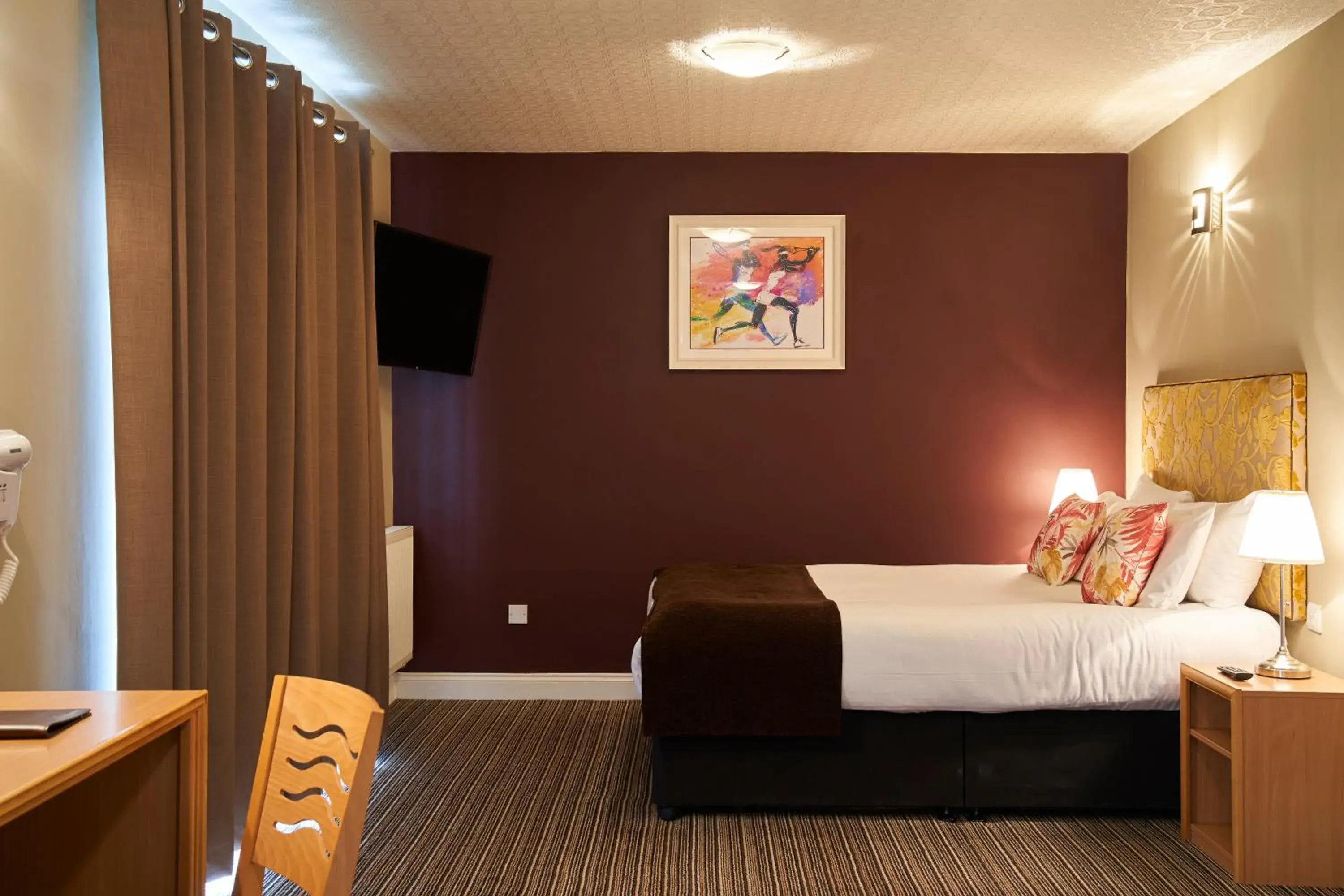 Bedroom, Bed in Antoinette Hotel Wimbledon Bedroom, Bed in Antoinette Hotel Wimbledon