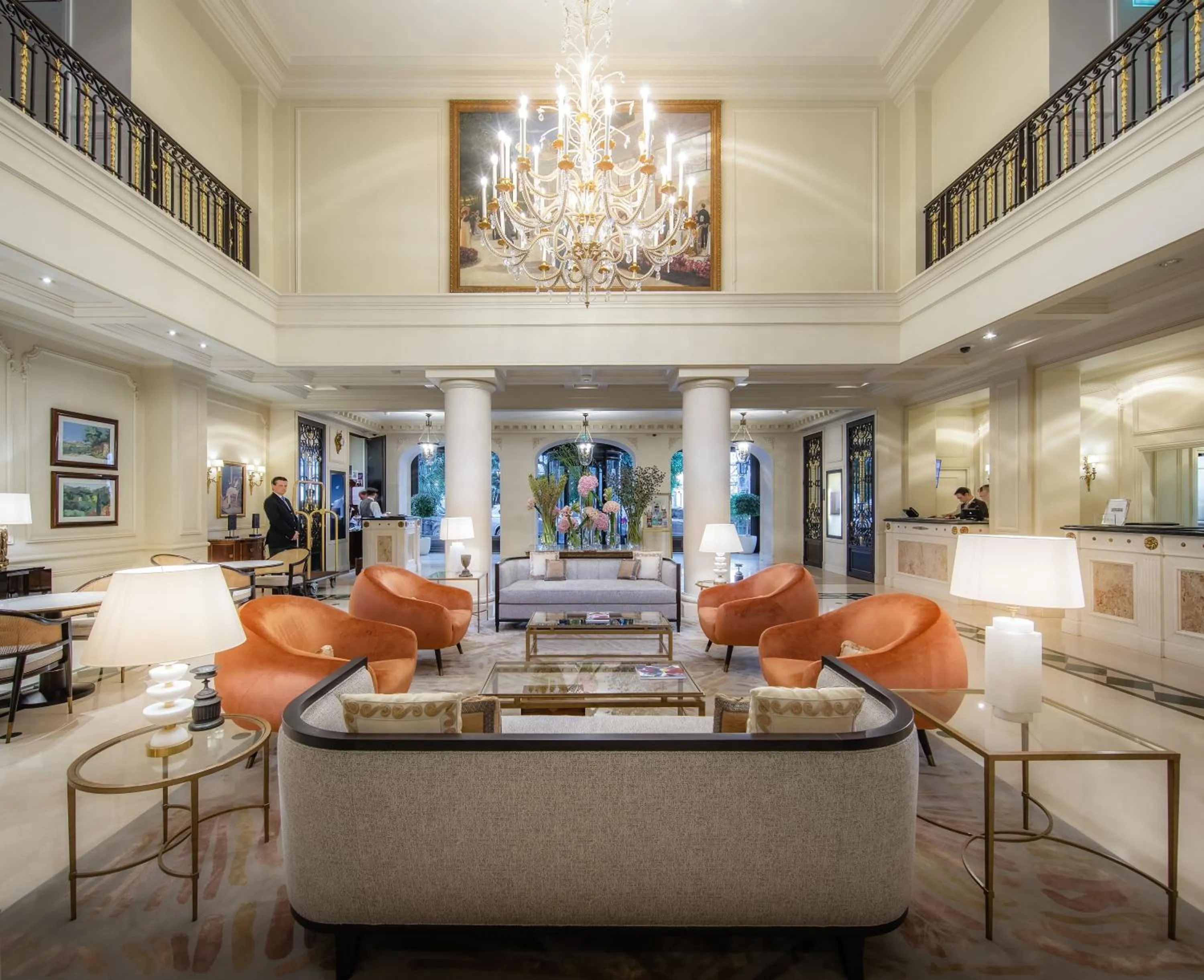 Lobby or reception in Hôtel Hermitage Monte-Carlo