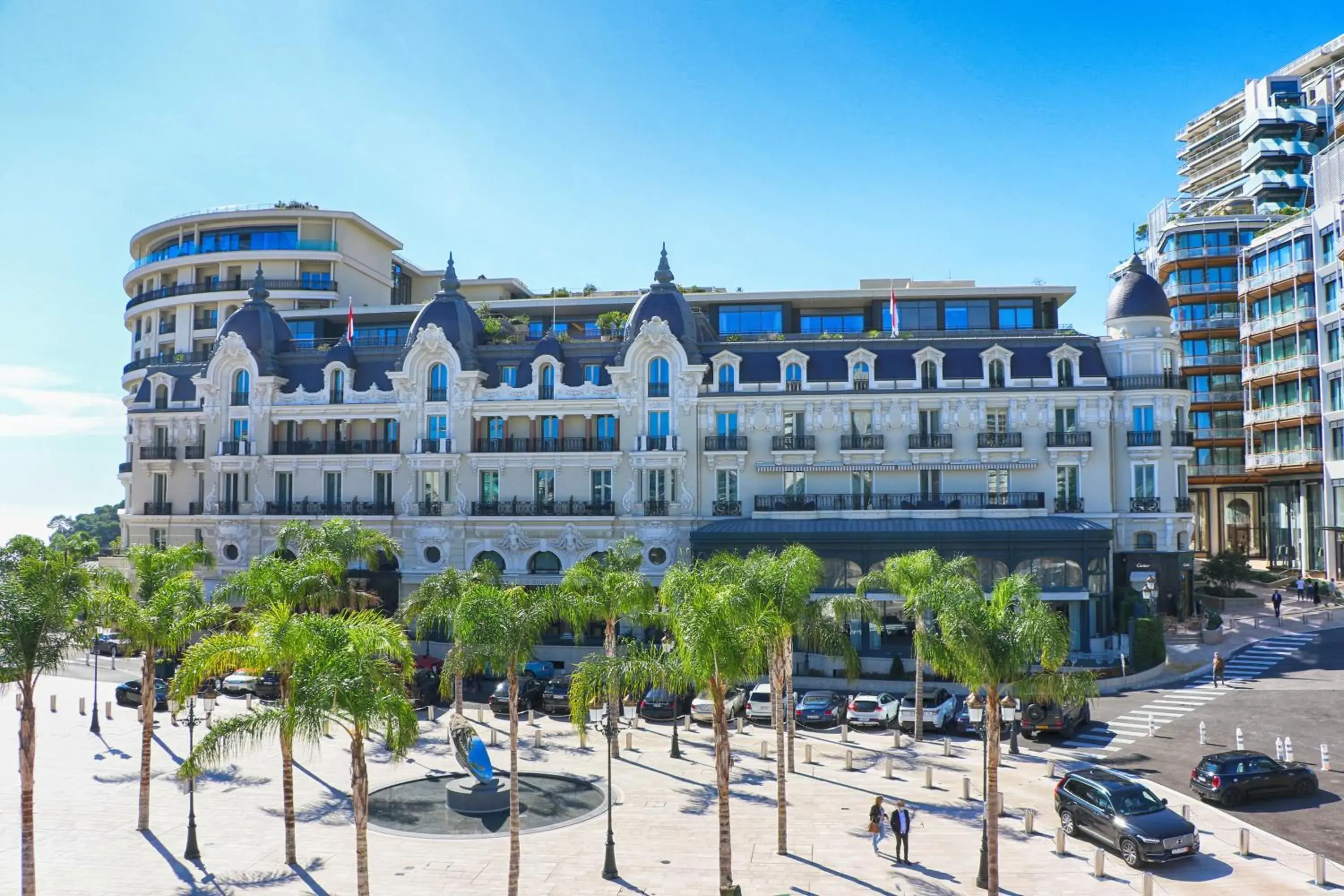 Facade/entrance in Hôtel de Paris Monte-Carlo Facade/entrance in Hôtel de Paris Monte-Carlo