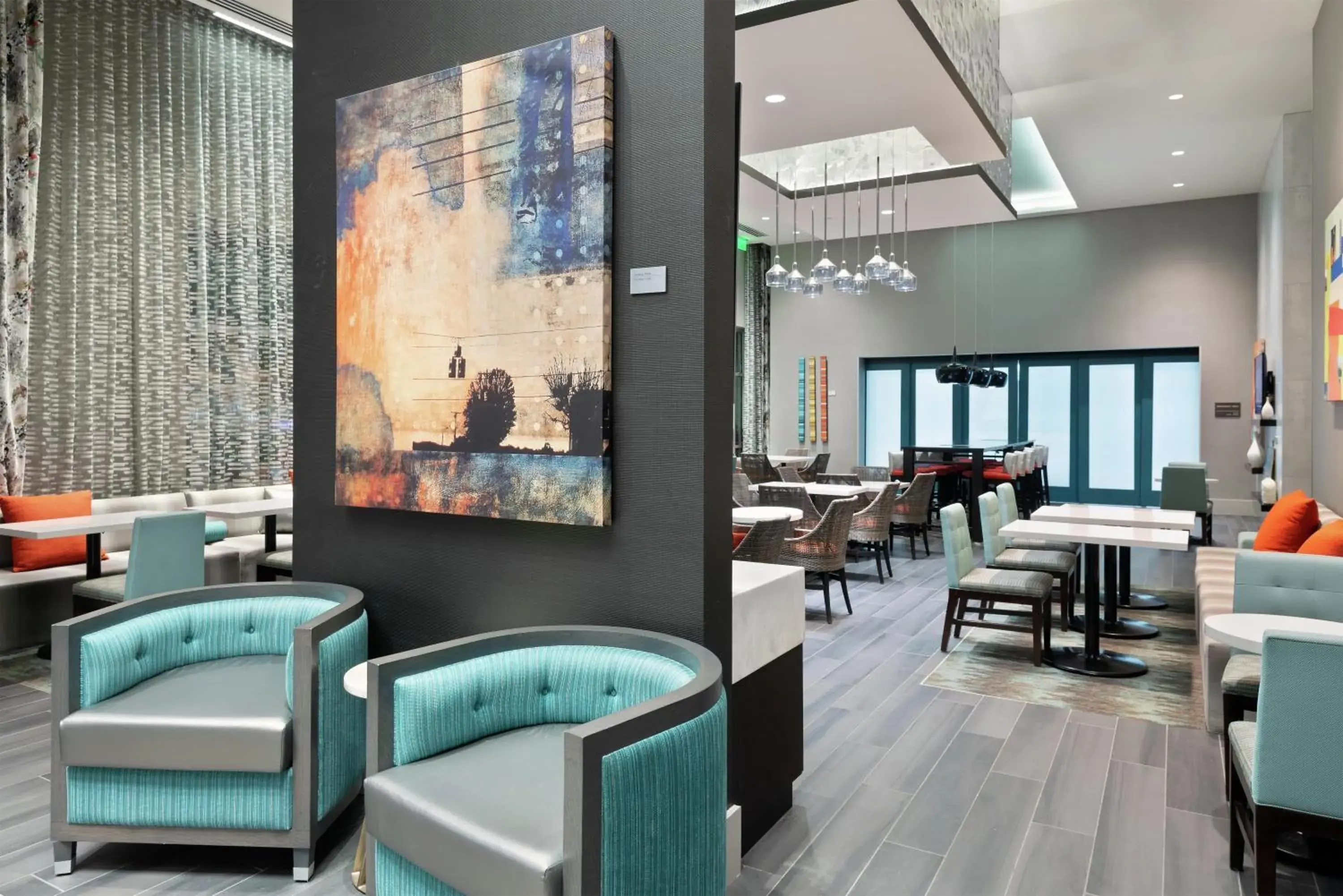 Lobby or reception in Hampton Inn & Suites Atlanta Buckhead Place Lobby or reception in Hampton Inn & Suites Atlanta Buckhead Place