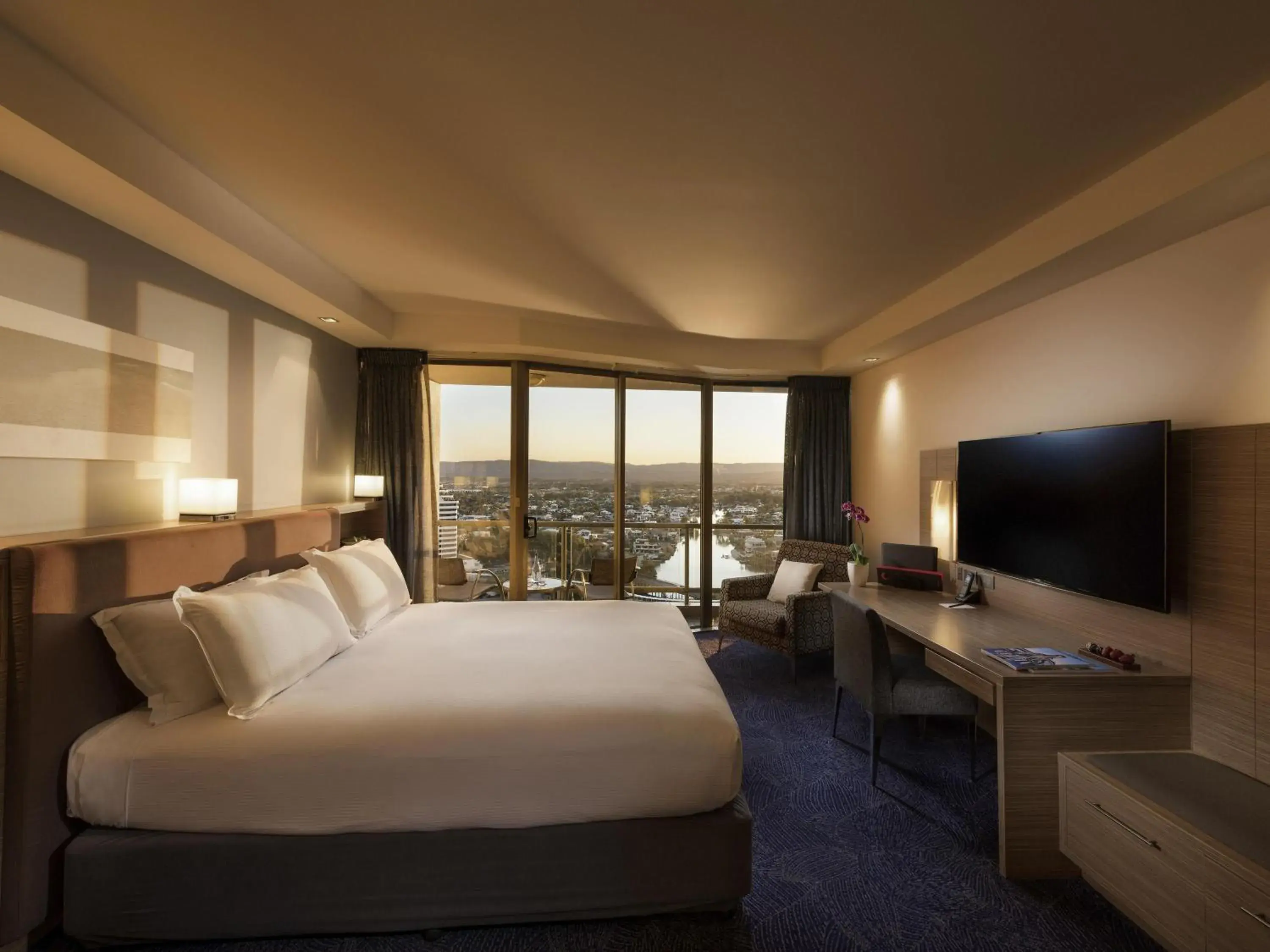 Bedroom, Bed in Sofitel Gold Coast Broadbeach Bedroom, Bed in Sofitel Gold Coast Broadbeach