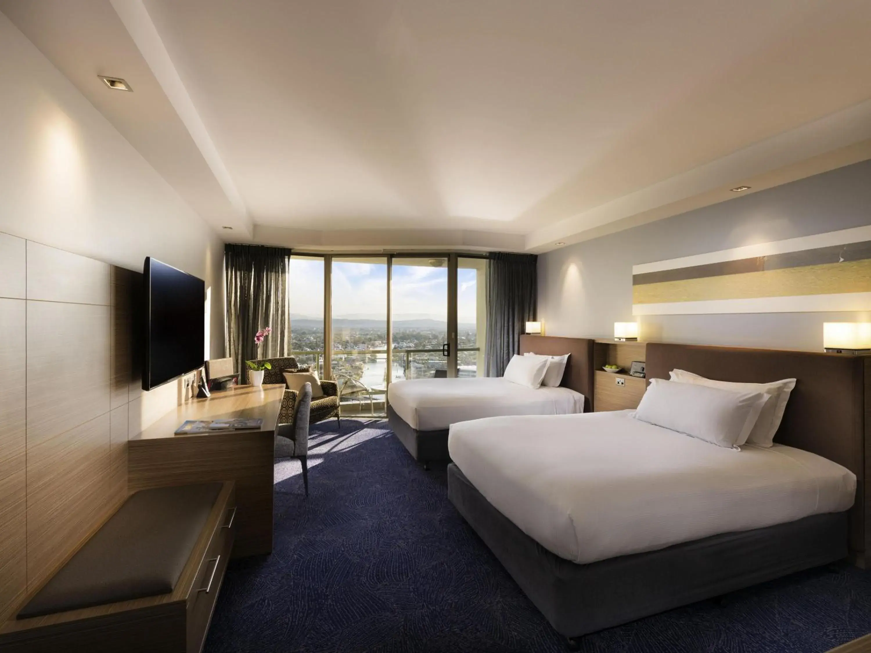Bedroom, Bed in Sofitel Gold Coast Broadbeach Bedroom, Bed in Sofitel Gold Coast Broadbeach