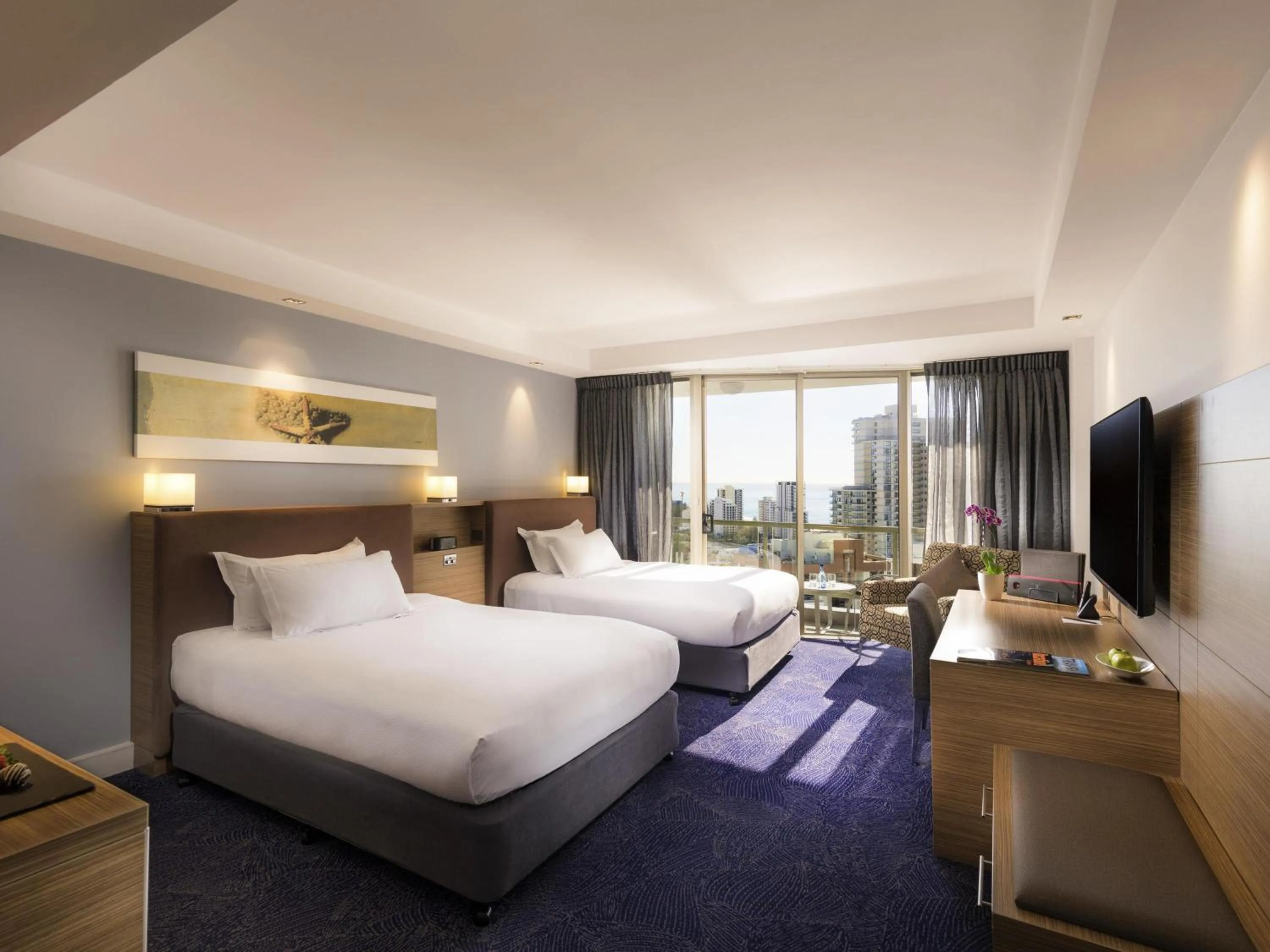 Bedroom, Bed in Sofitel Gold Coast Broadbeach
