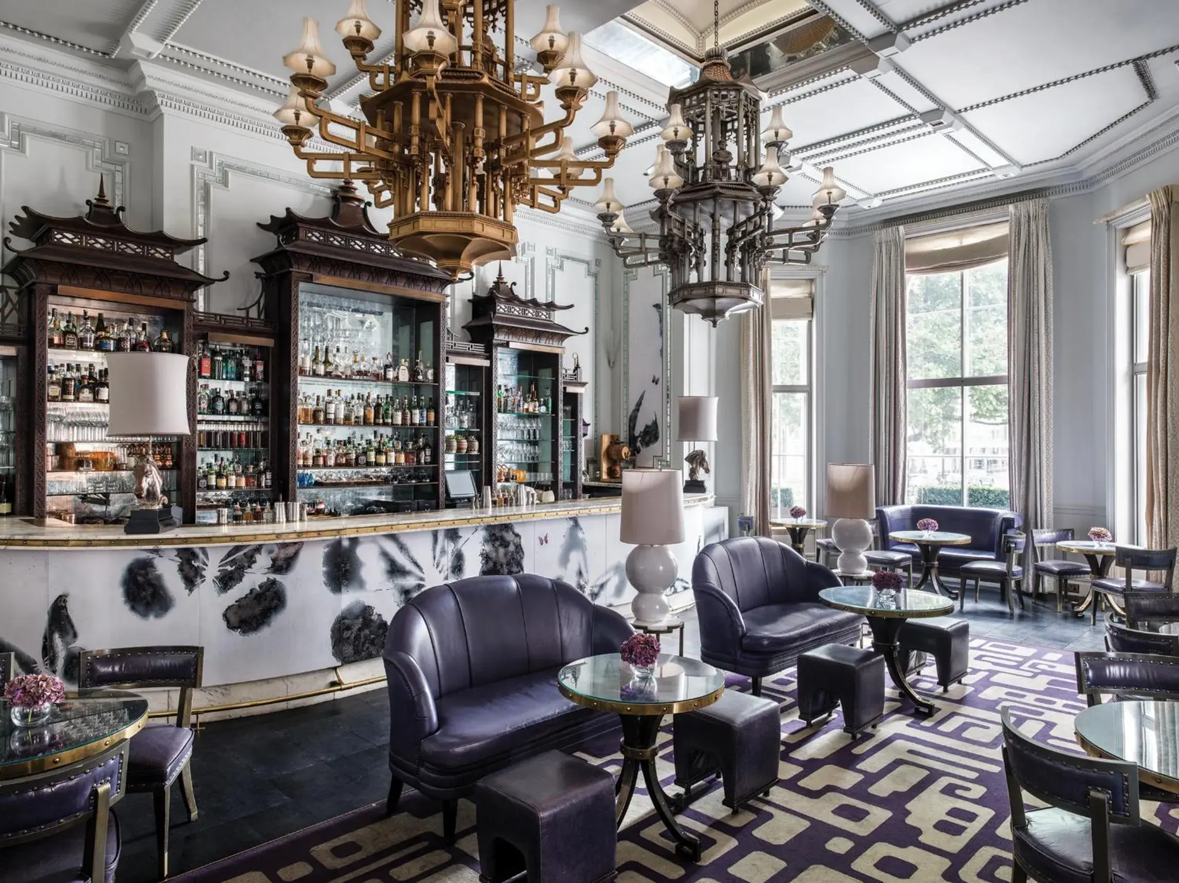 Lounge or bar in The Langham London Lounge or bar in The Langham London