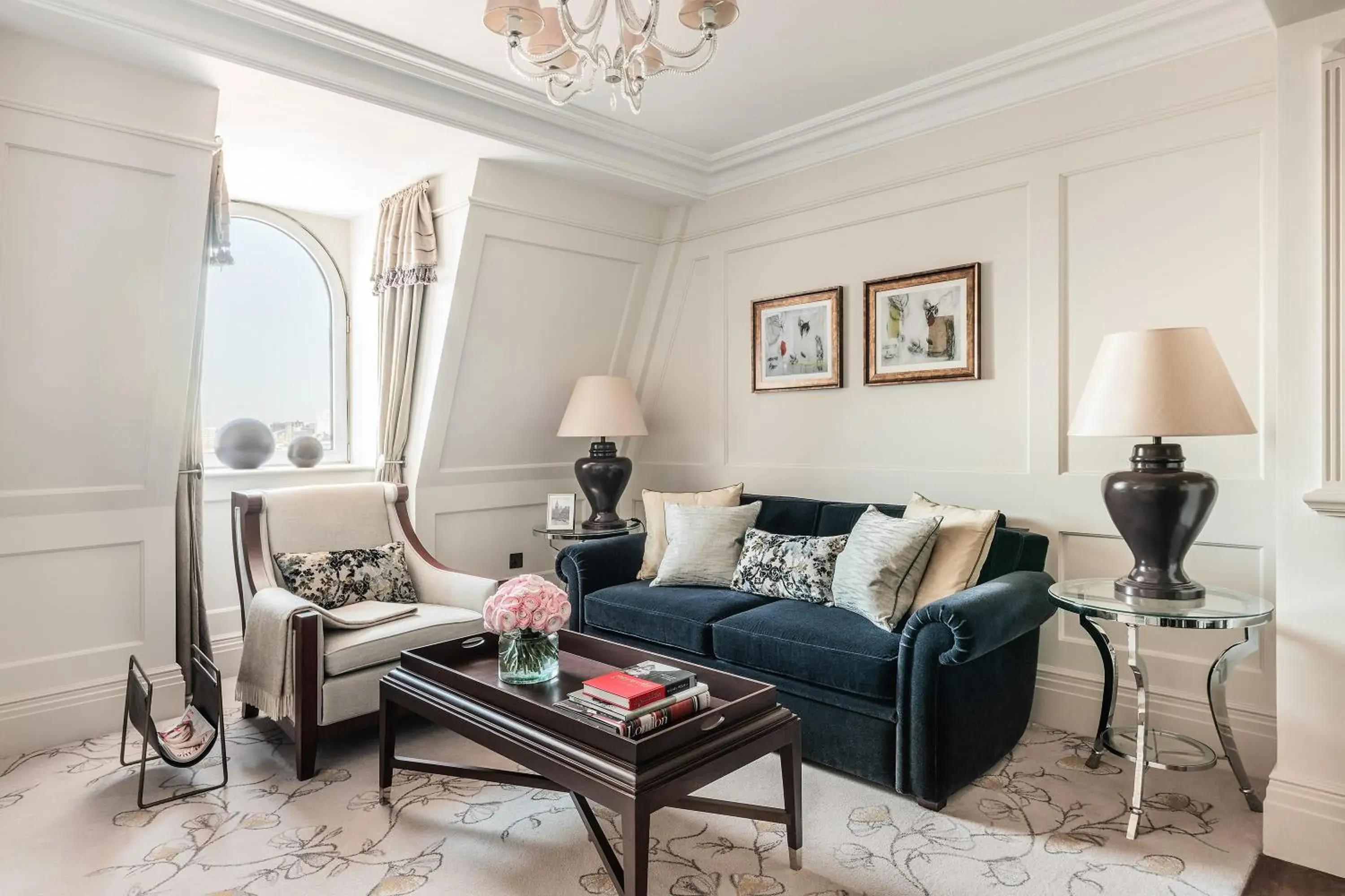 Living room in The Langham London Living room in The Langham London