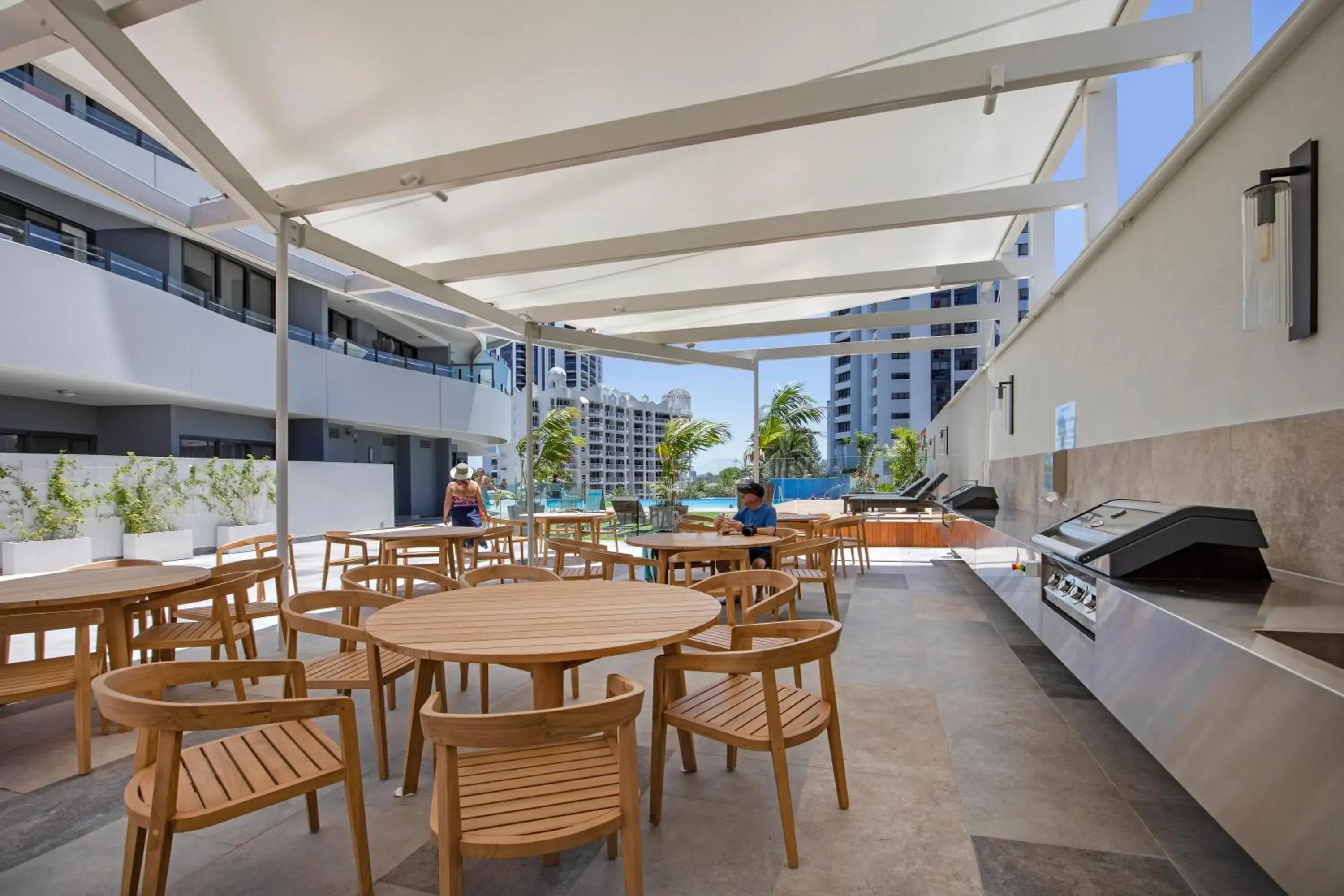 BBQ facilities in The Wave Resort BBQ facilities in The Wave Resort