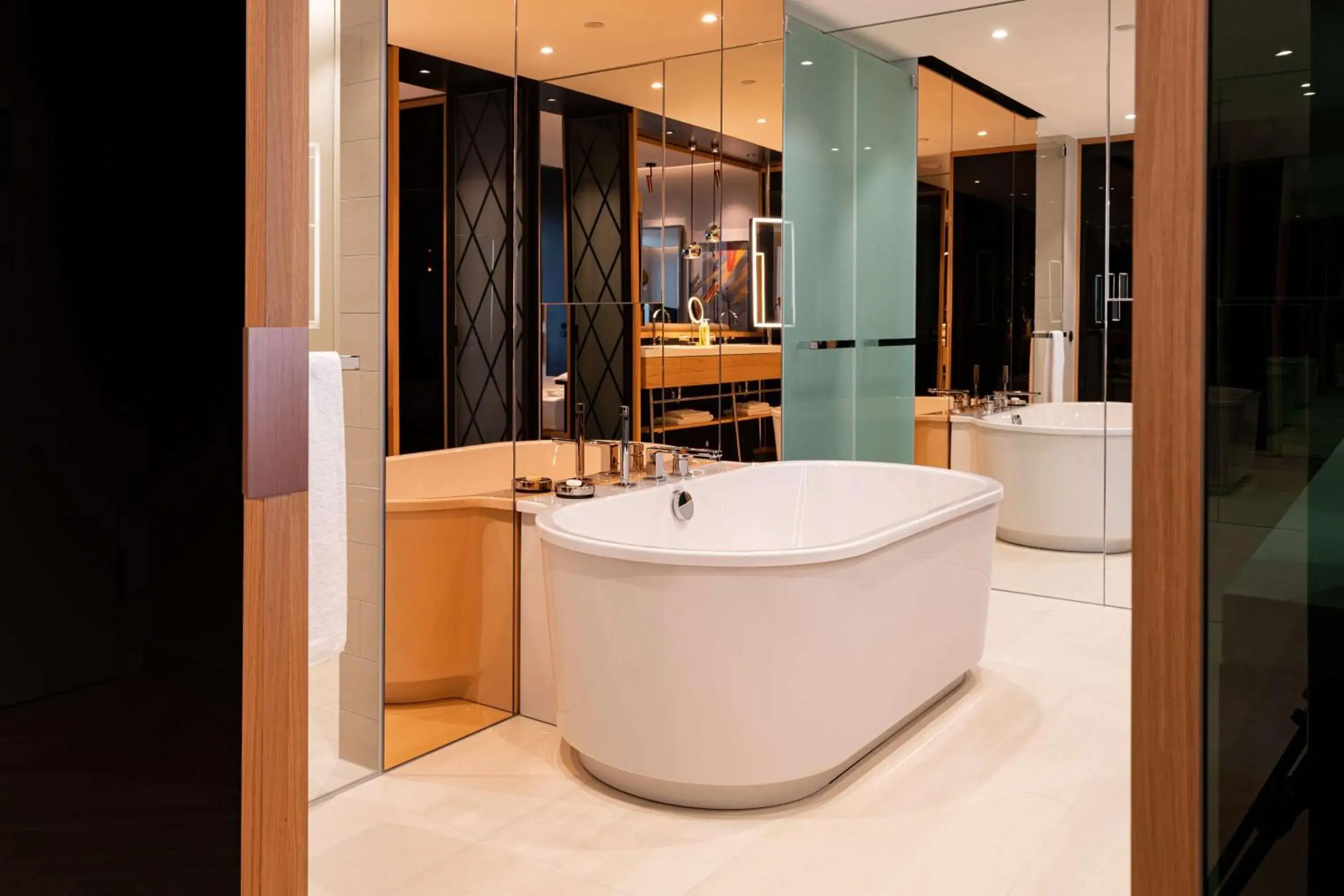 Bathroom in Andaz Munich Schwabinger Tor, By Hyatt Bathroom in Andaz Munich Schwabinger Tor, By Hyatt