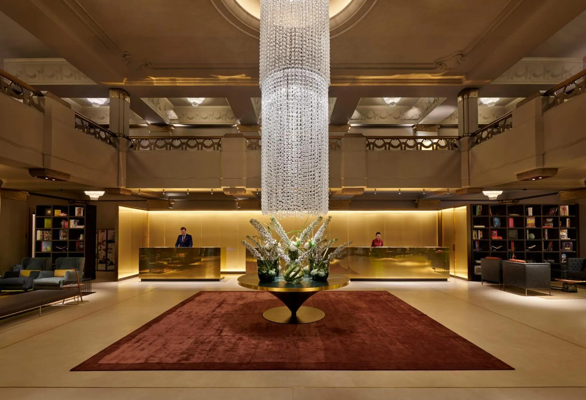 Lobby or reception in Hotel Cafe Royal