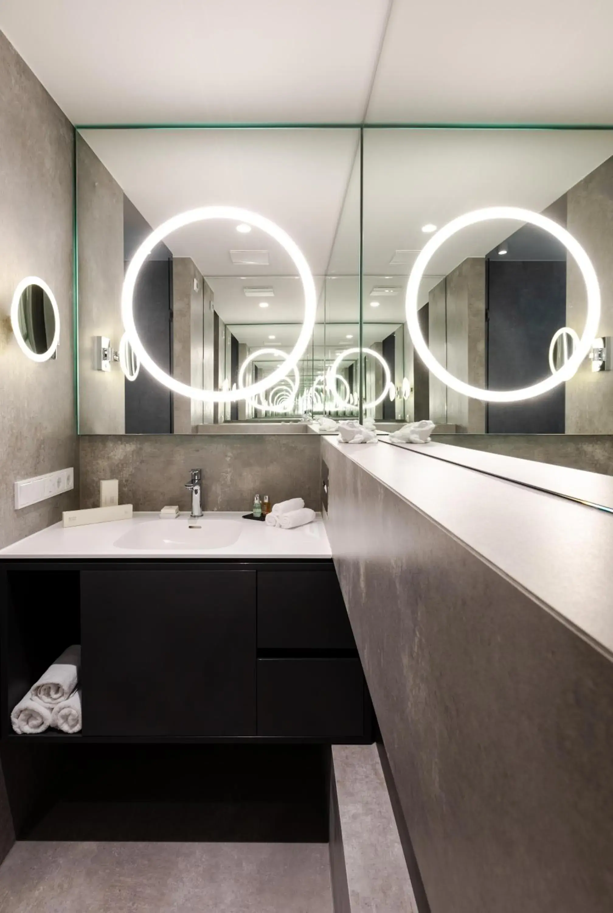 Bathroom in KPM Hotel & Residences Berlin, a Member of Design Hotels Bathroom in KPM Hotel & Residences Berlin, a Member of Design Hotels