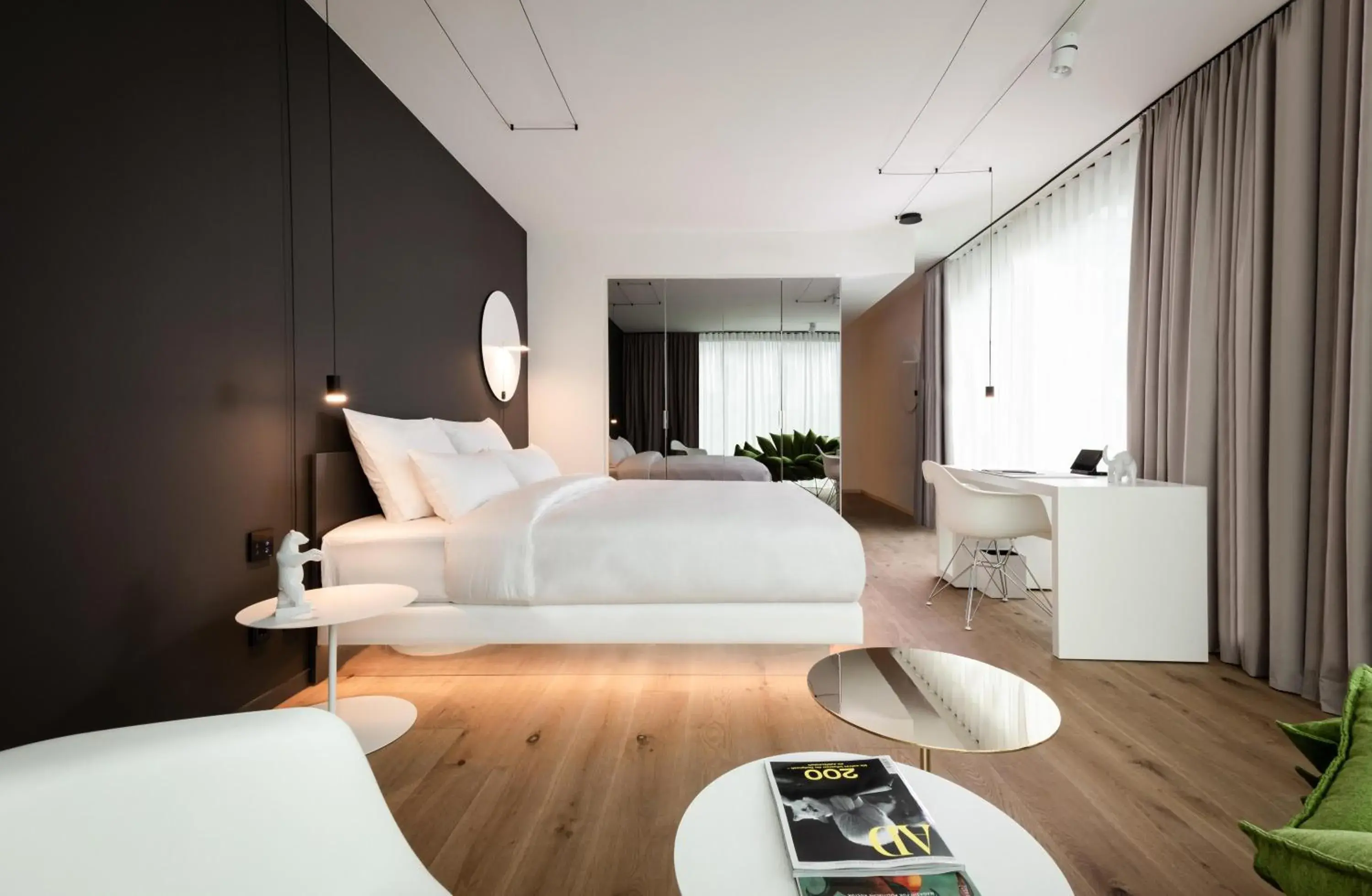 Bed in KPM Hotel & Residences Berlin, a Member of Design Hotels Bed in KPM Hotel & Residences Berlin, a Member of Design Hotels