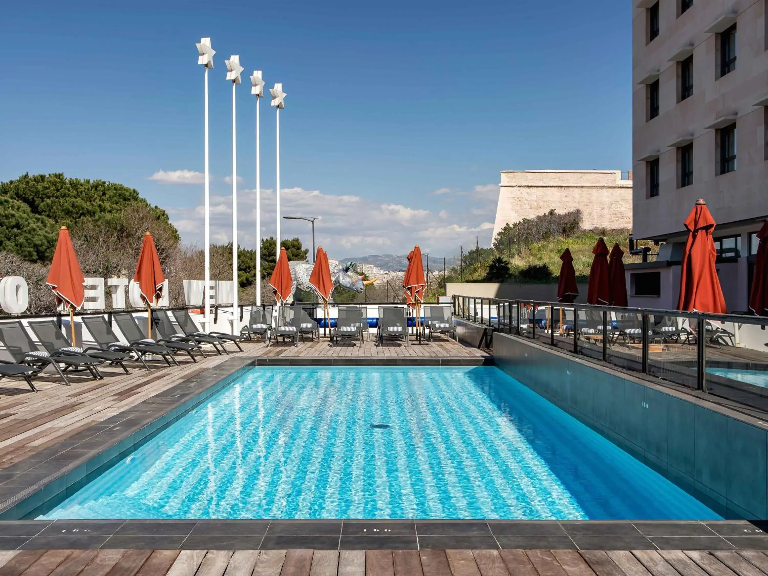 Swimming pool in New Hotel of Marseille - Vieux Port Swimming pool in New Hotel of Marseille - Vieux Port