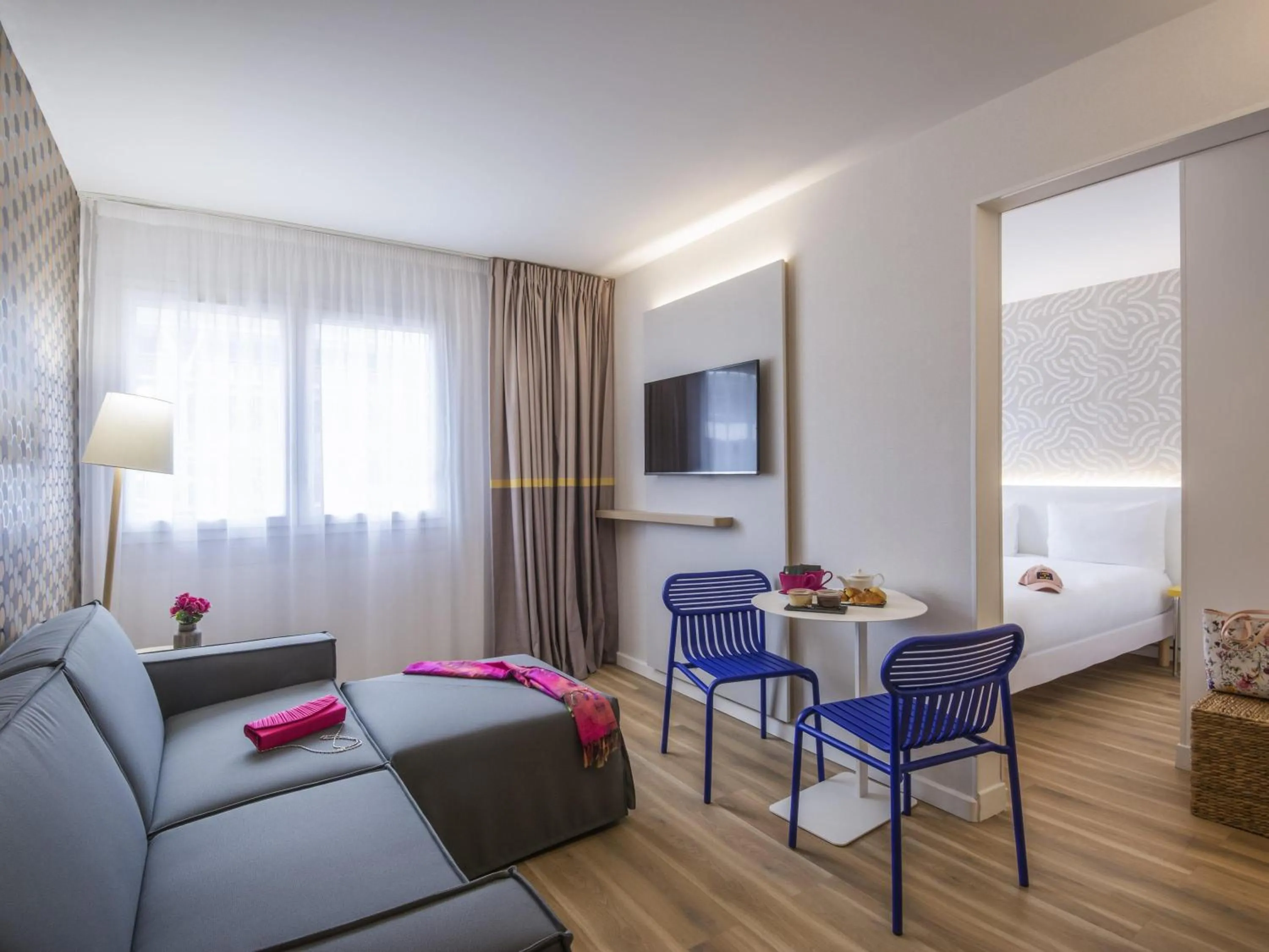 Bedroom in ibis Styles Nice Cap 3000 Aéroport