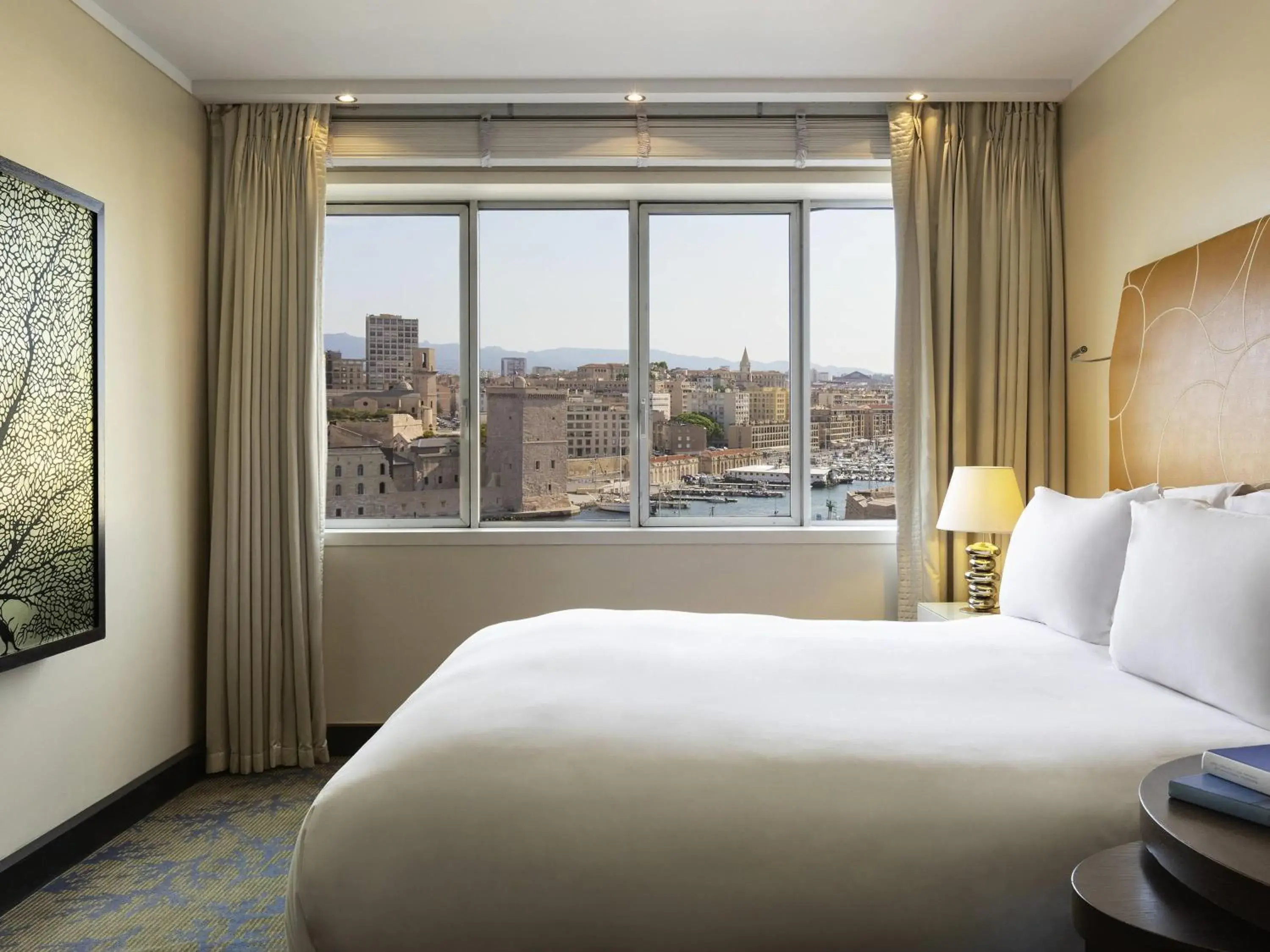 Bedroom, Bed in Sofitel Marseille Vieux-Port Bedroom, Bed in Sofitel Marseille Vieux-Port