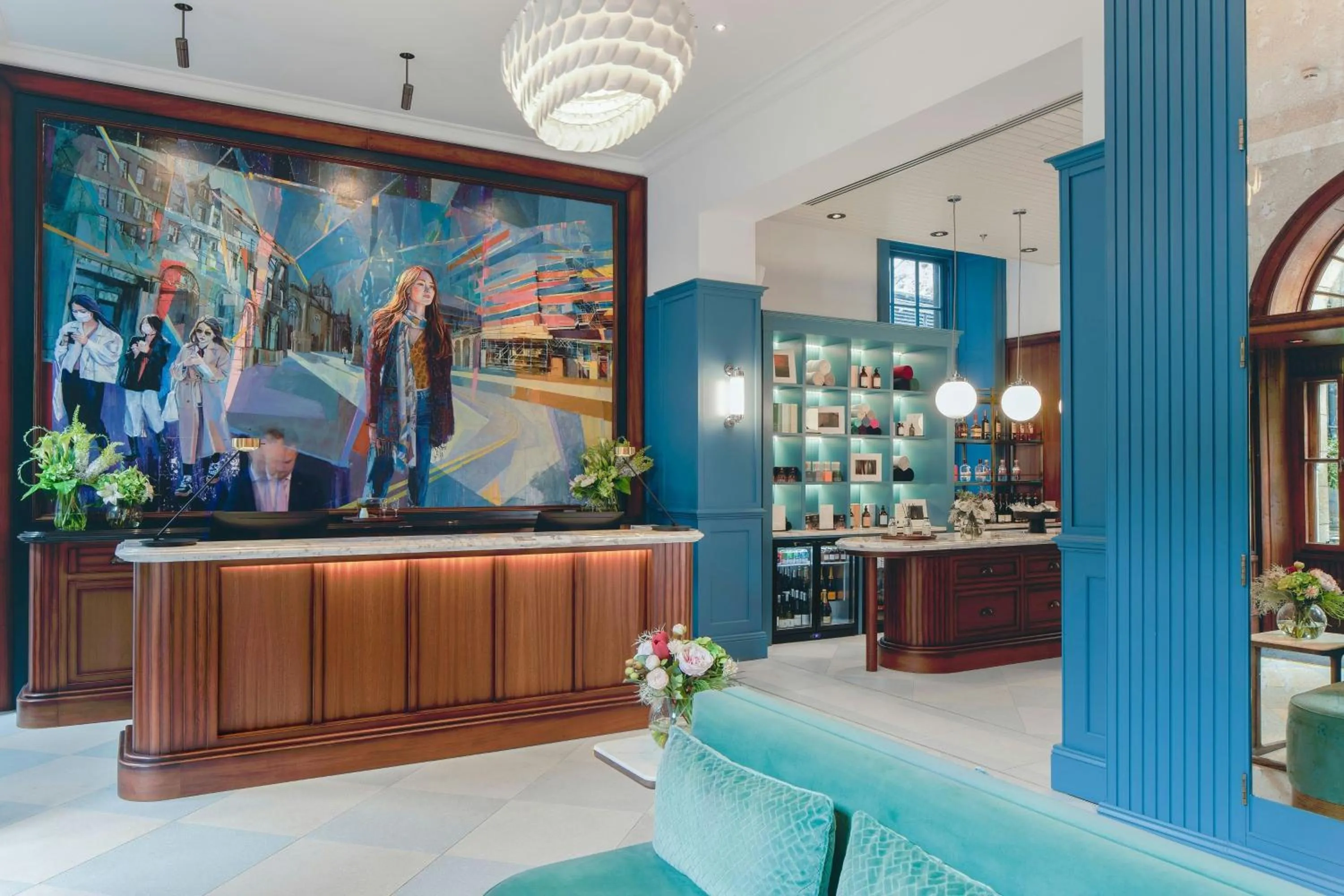 Lobby or reception in Old Town Chambers, Autograph Collection
