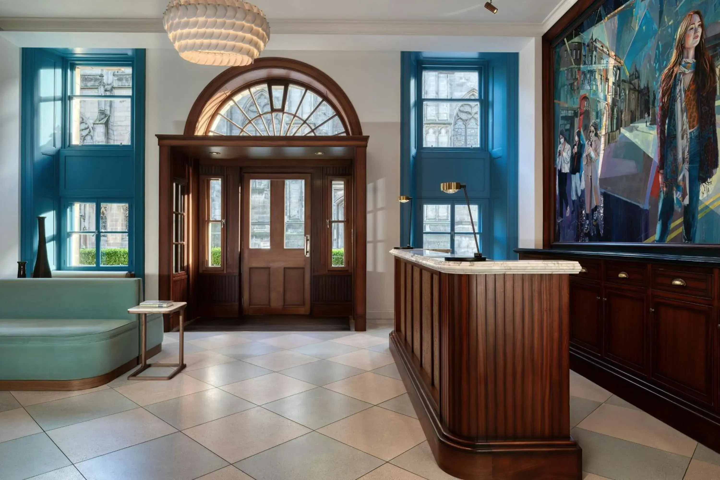 Lobby or reception in Old Town Chambers, Autograph Collection Lobby or reception in Old Town Chambers, Autograph Collection
