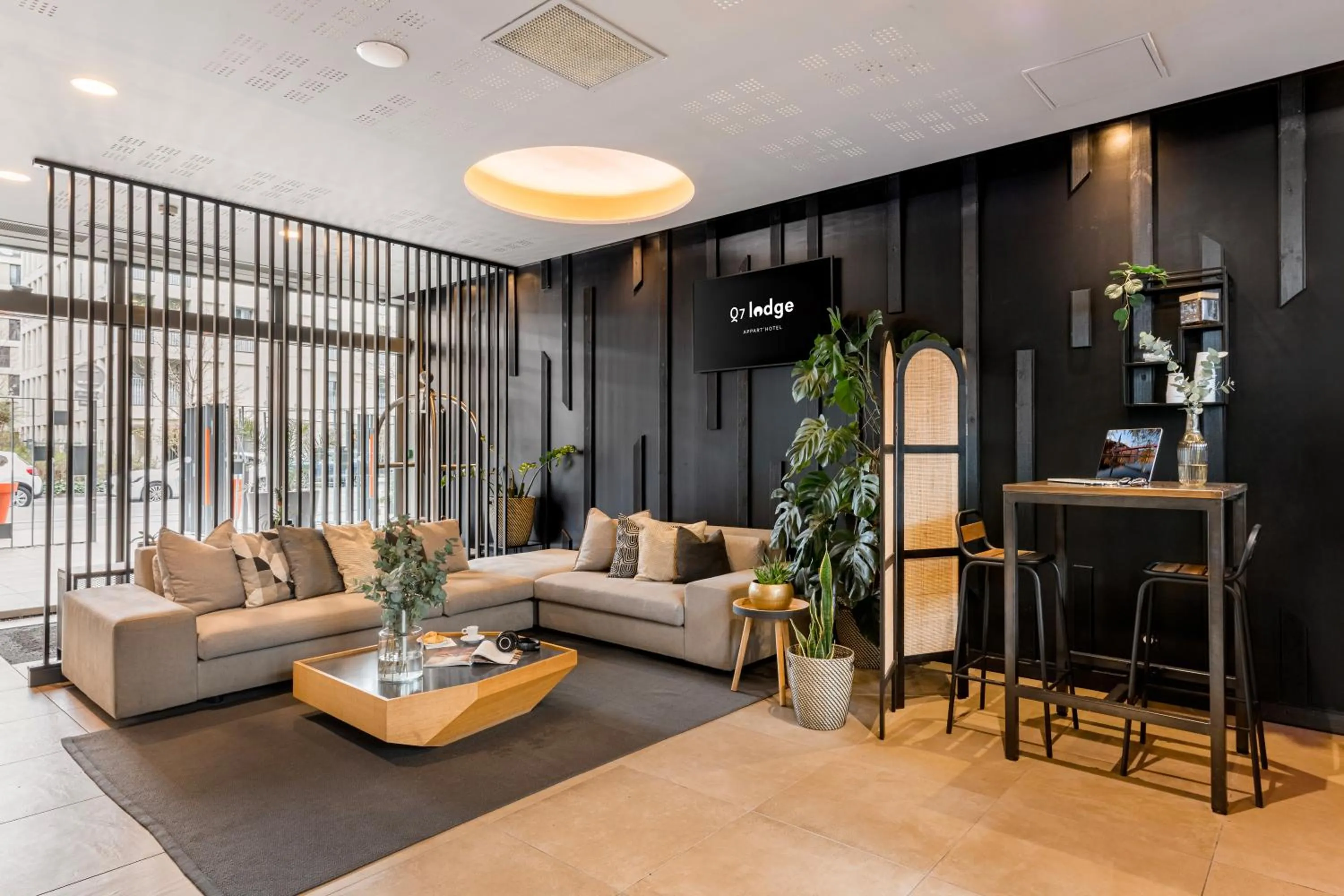 Lobby or reception in Appart hôtel Q7 Lodge Lyon 7