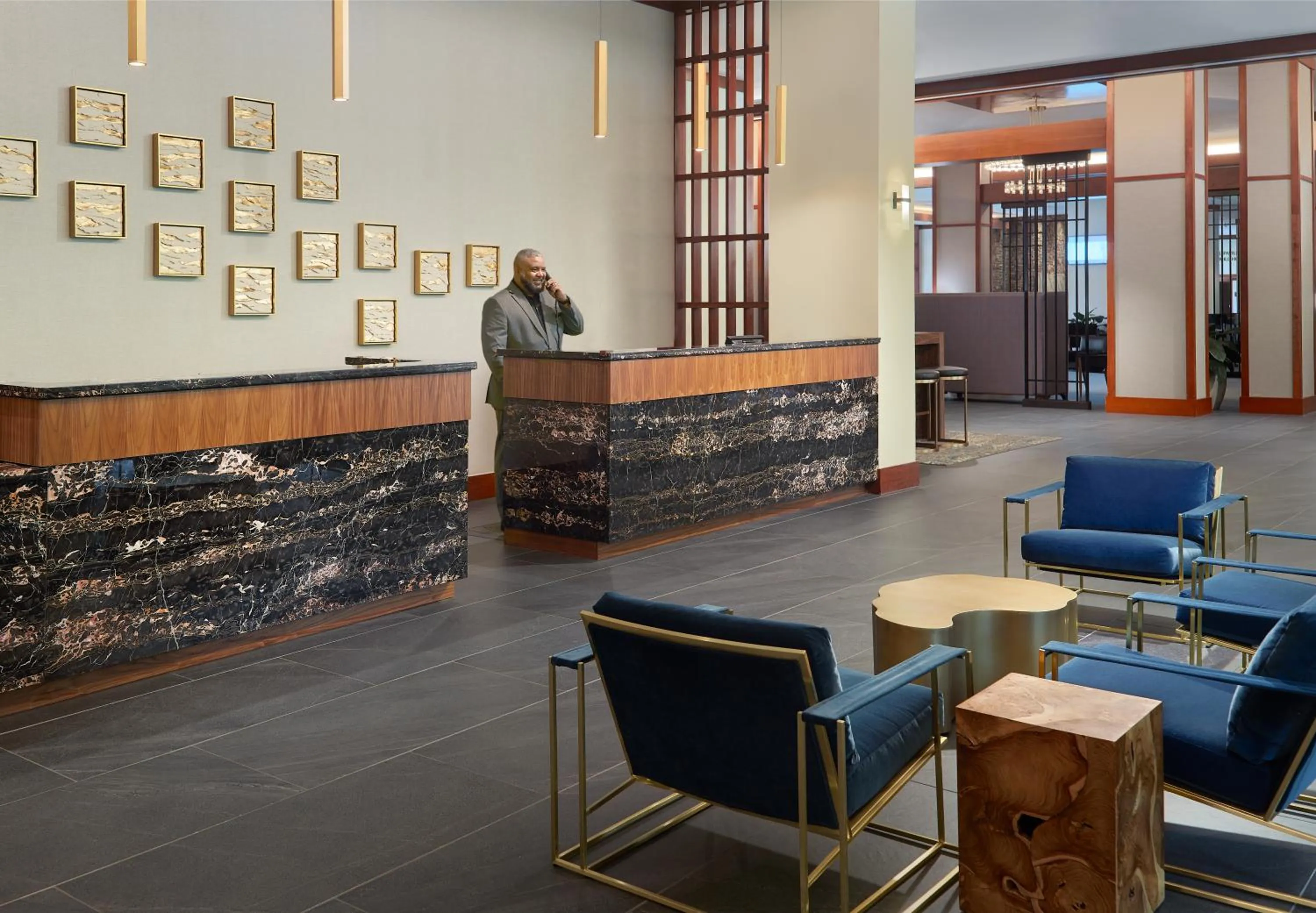 Lobby or reception in Emory Conference Center Hotel