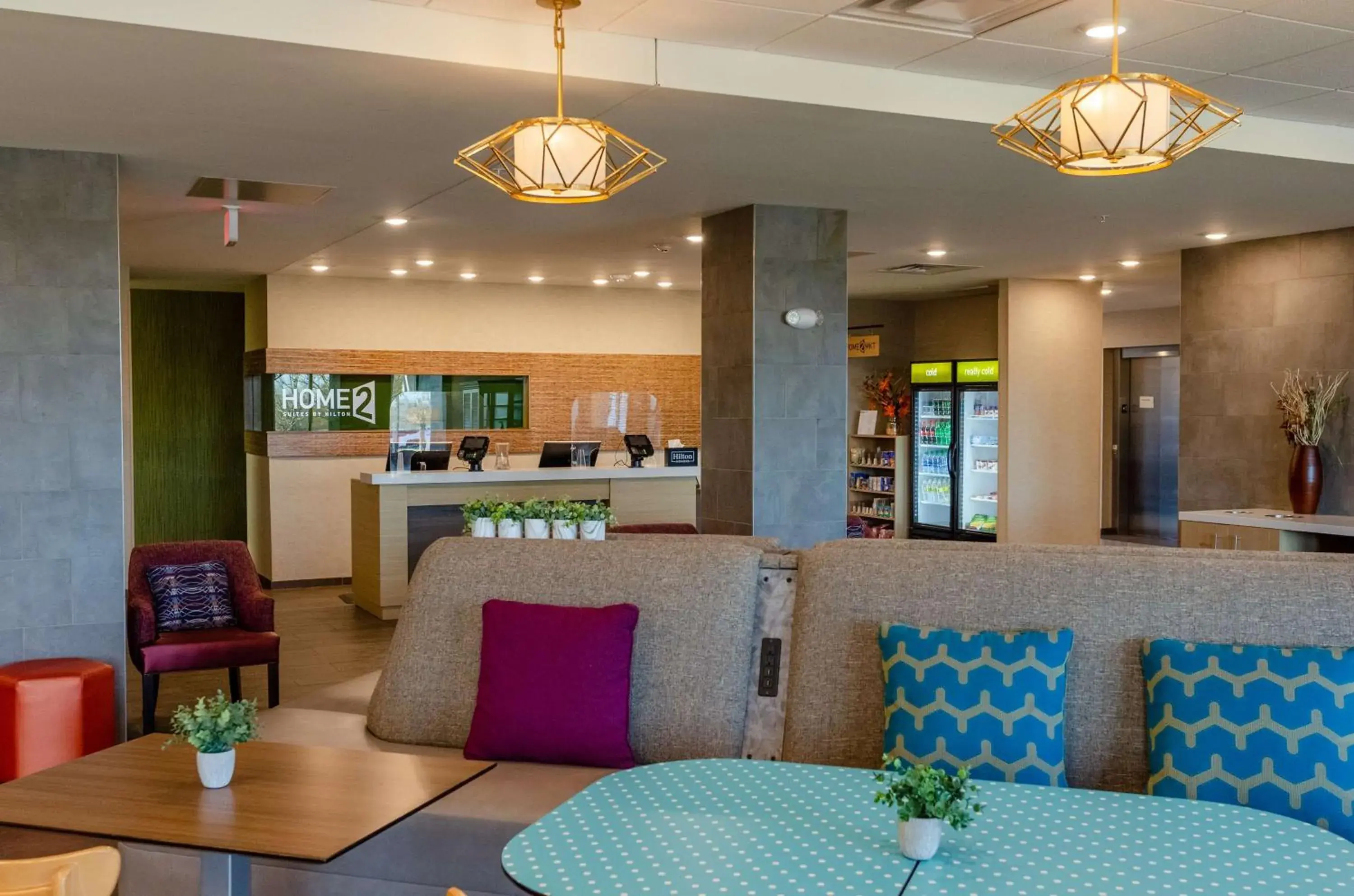 Lobby or reception in Home2 Suites By Hilton Atlanta Camp Creek Parkway, Ga Lobby or reception in Home2 Suites By Hilton Atlanta Camp Creek Parkway, Ga
