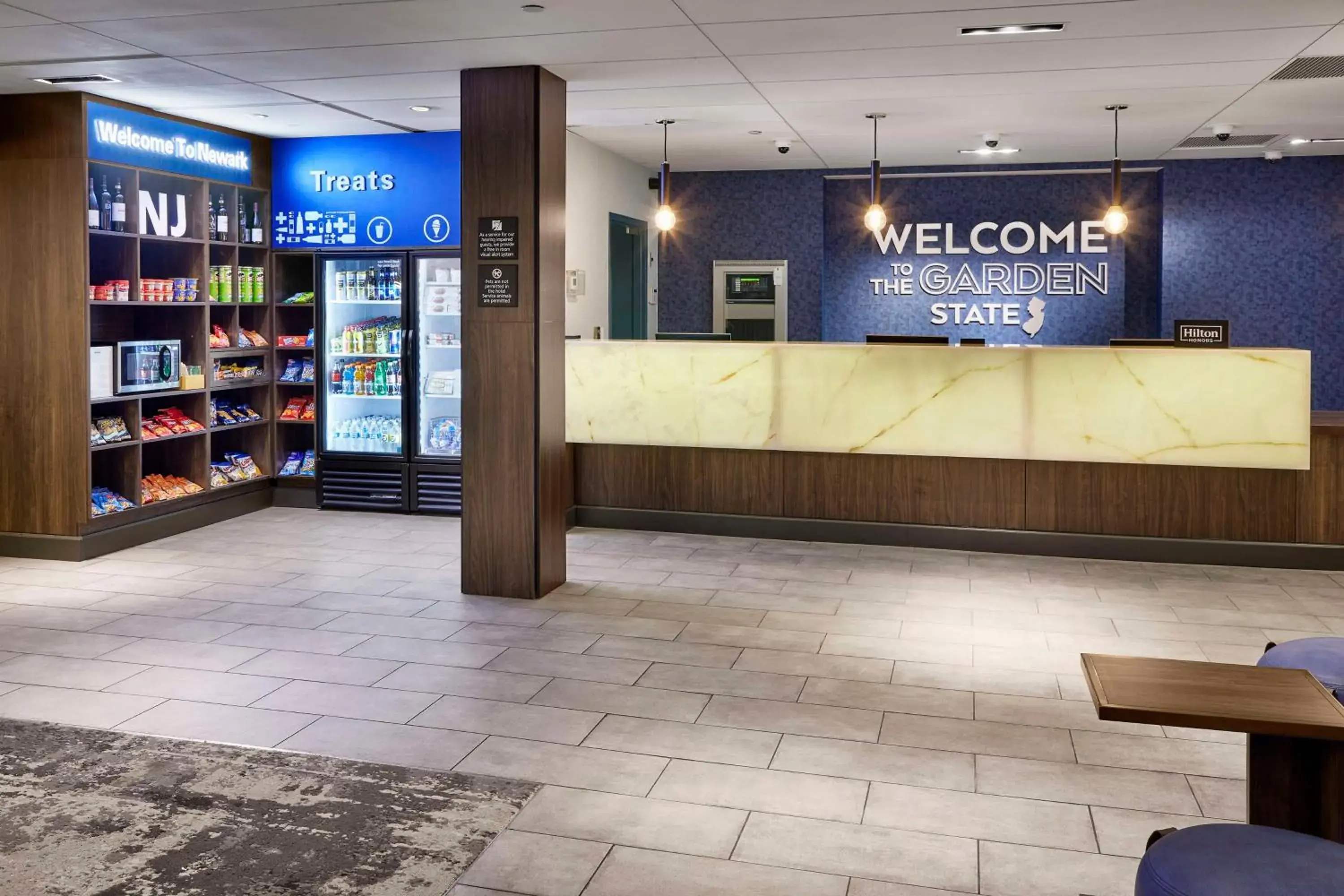 Lobby or reception in Hampton Inn Newark Airport Lobby or reception in Hampton Inn Newark Airport