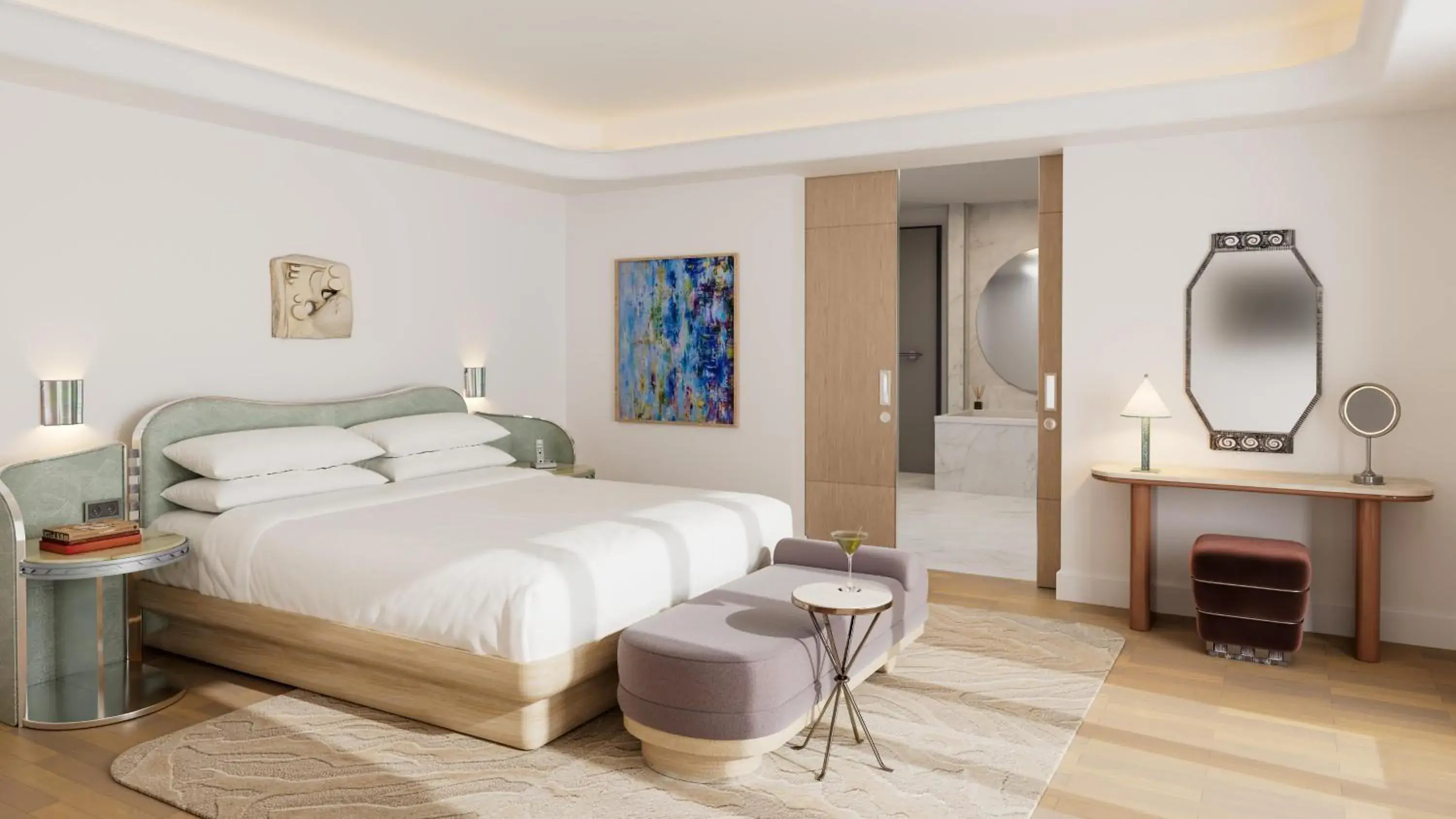Photo of the whole room, Bed in Hyatt Regency Nice Palais de la Méditerranée Photo of the whole room, Bed in Hyatt Regency Nice Palais de la Méditerranée