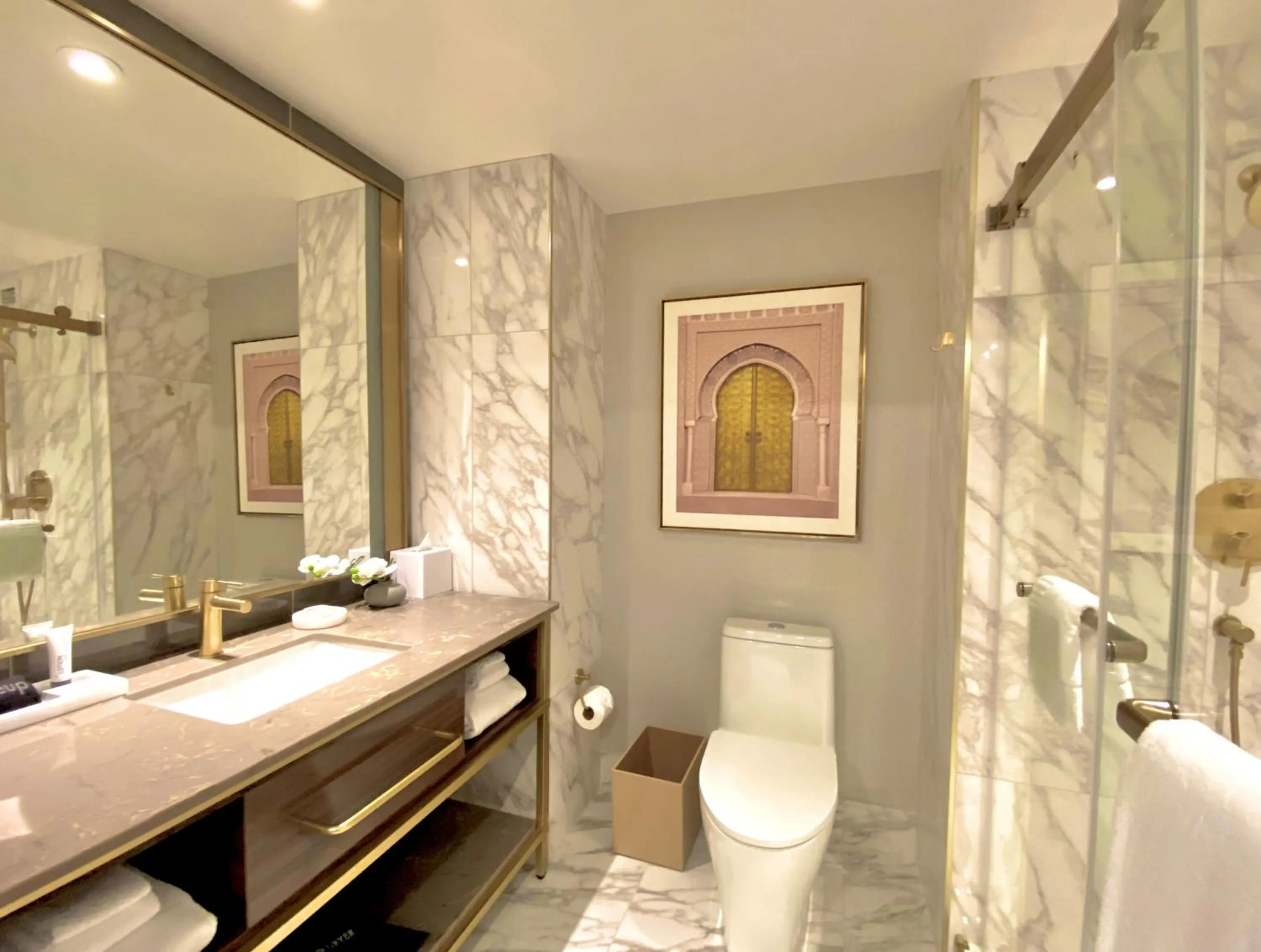 Bathroom in SAHARA Las Vegas