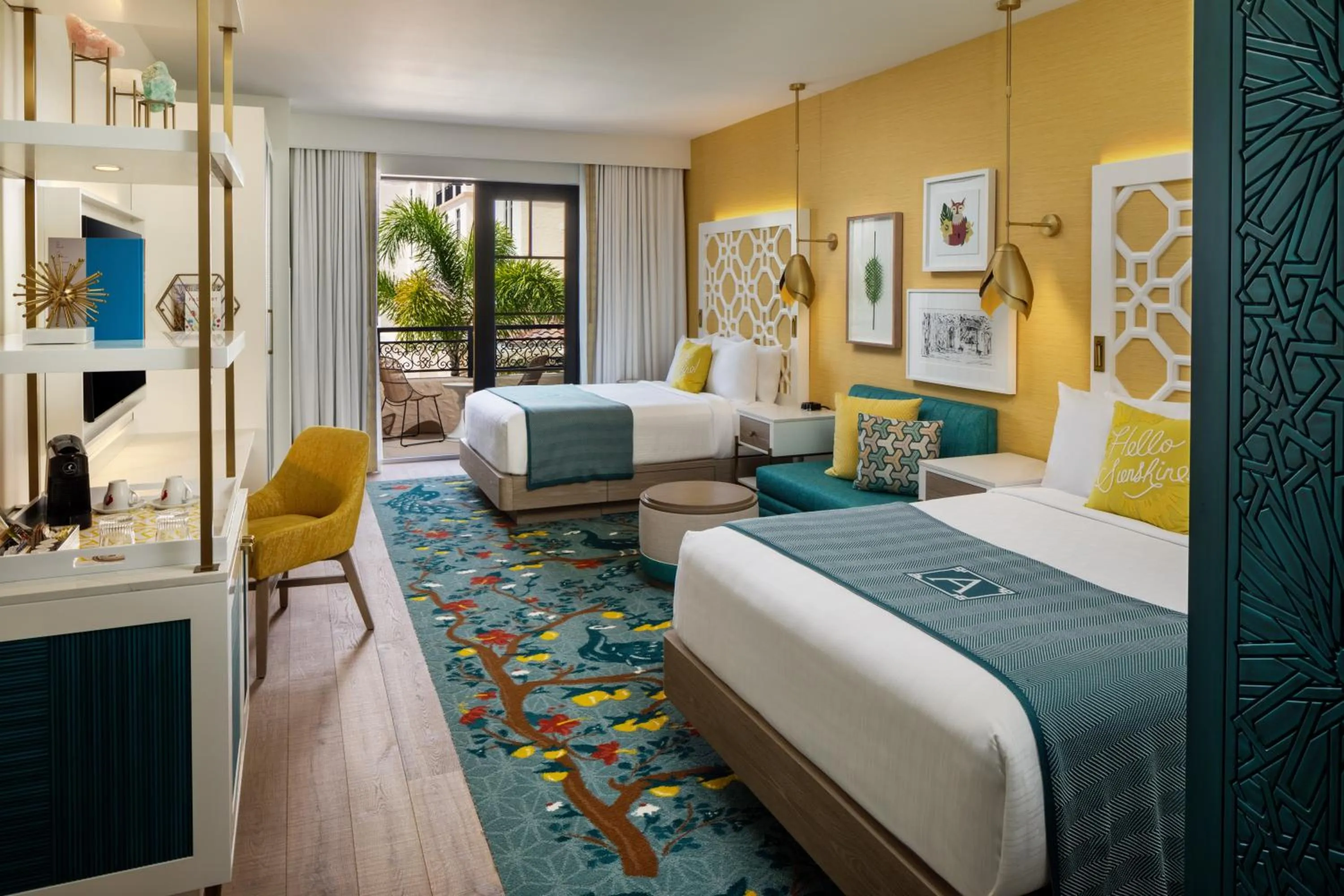 Bed in The Alfond Inn