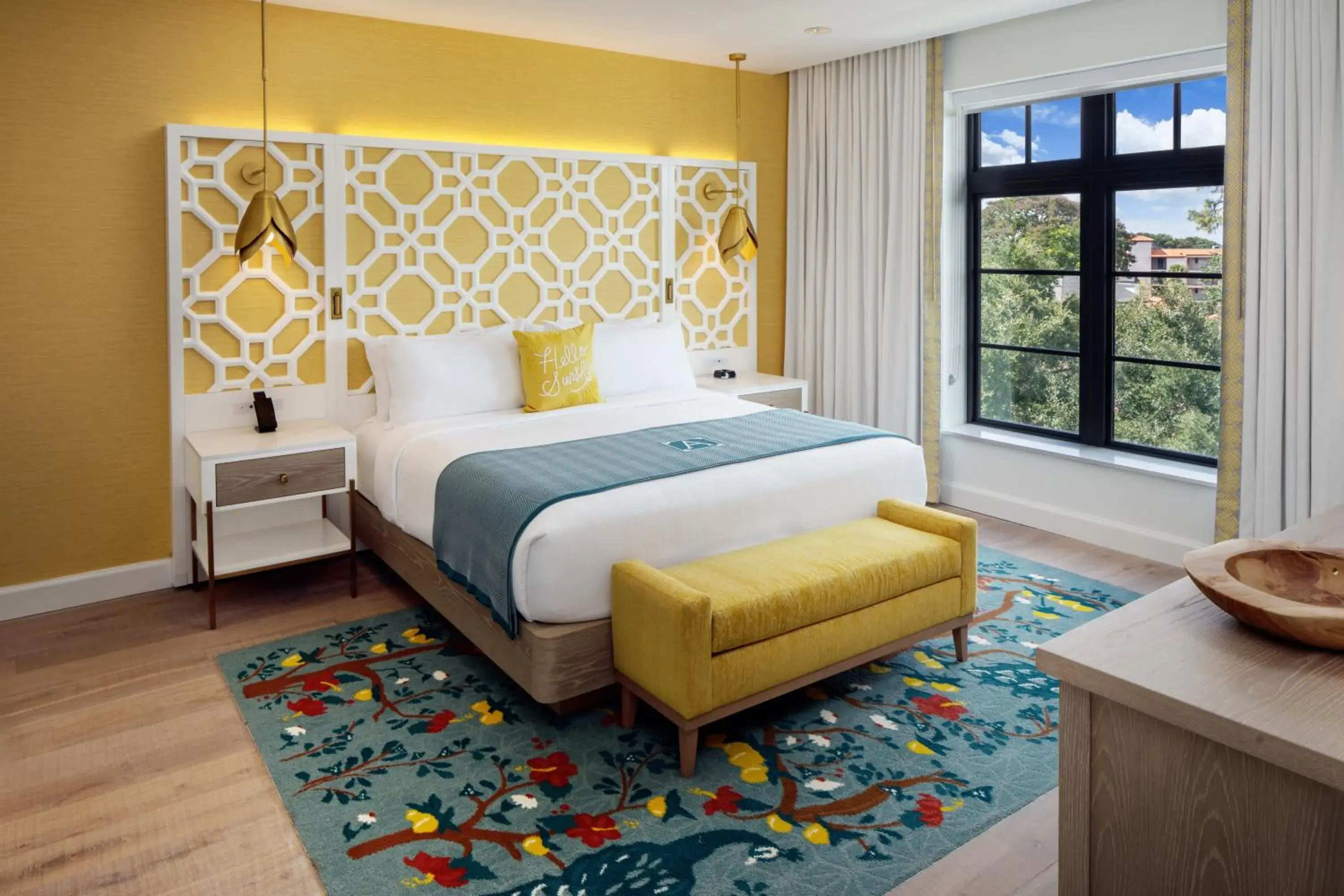 Bed in The Alfond Inn Bed in The Alfond Inn