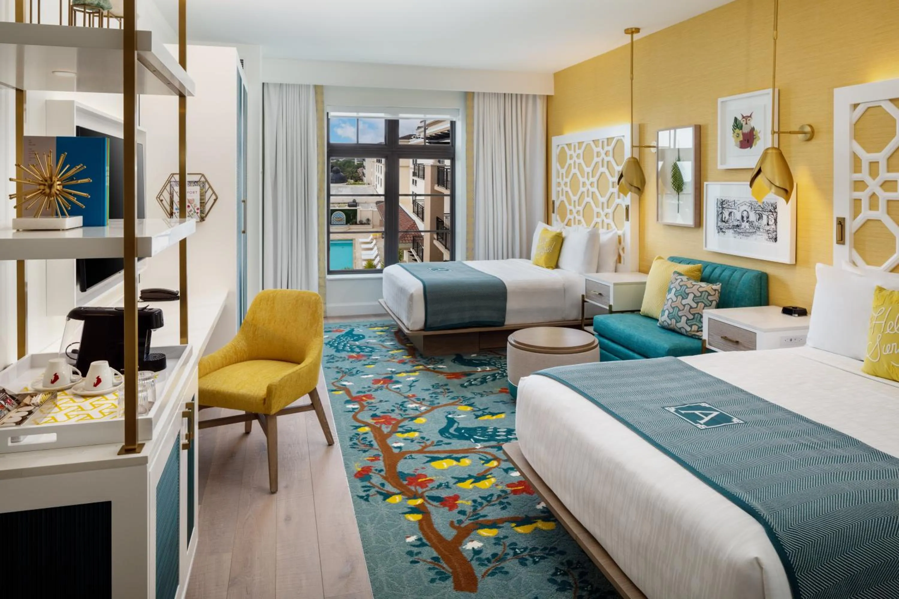 Bed in The Alfond Inn