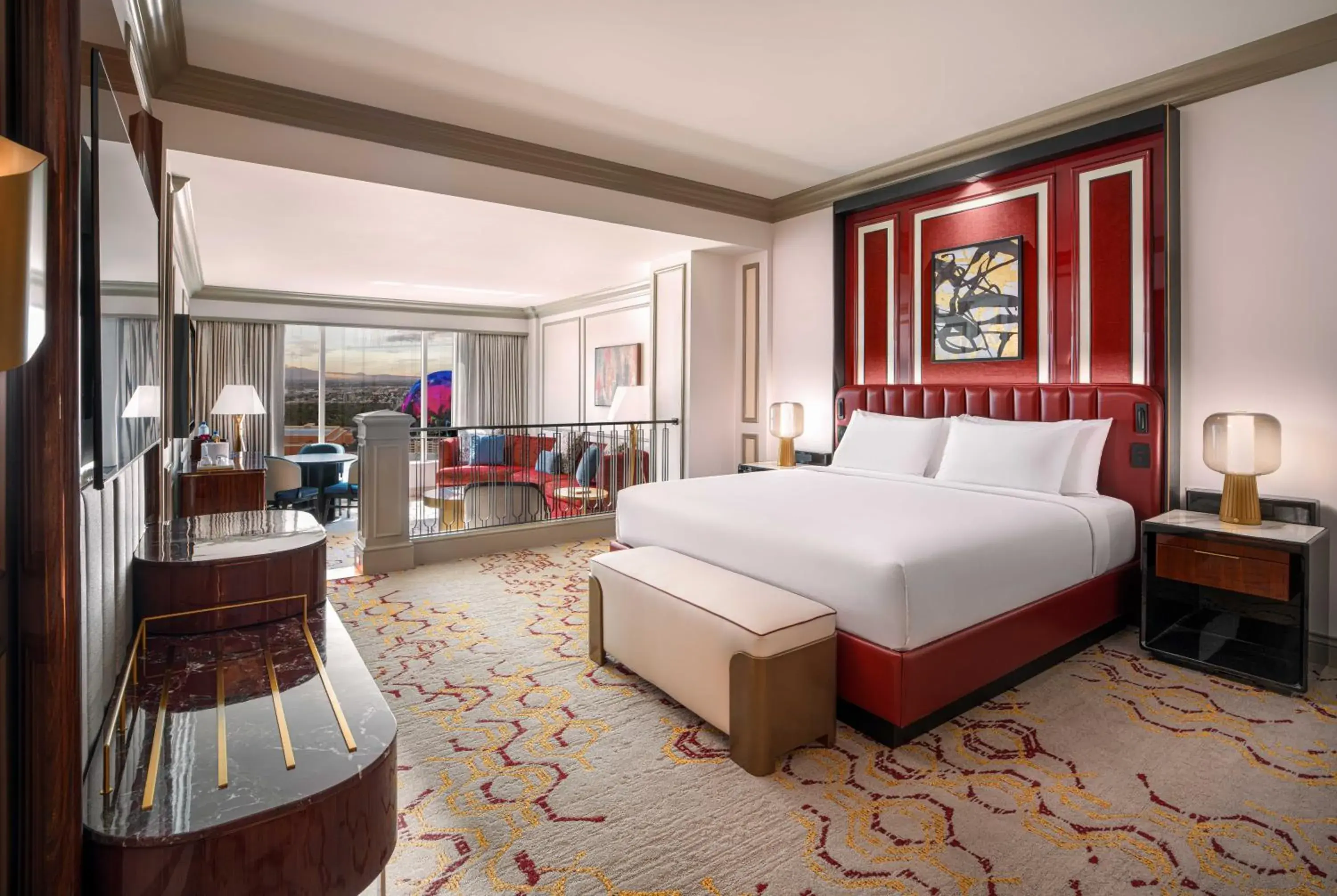 Bedroom, Bed in The Venetian® Resort Las Vegas Bedroom, Bed in The Venetian® Resort Las Vegas