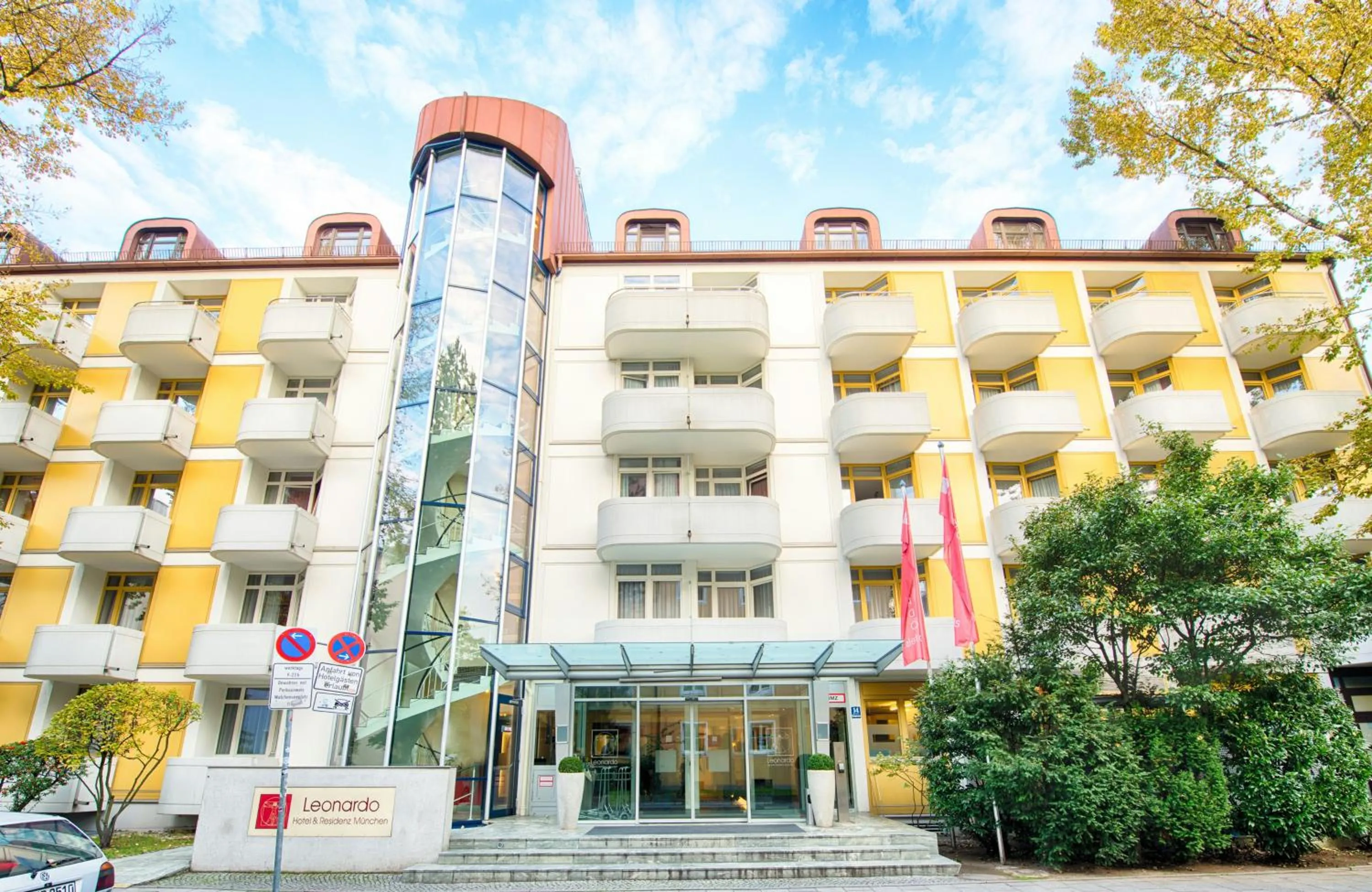 Property building in Leonardo Hotel & Residenz München