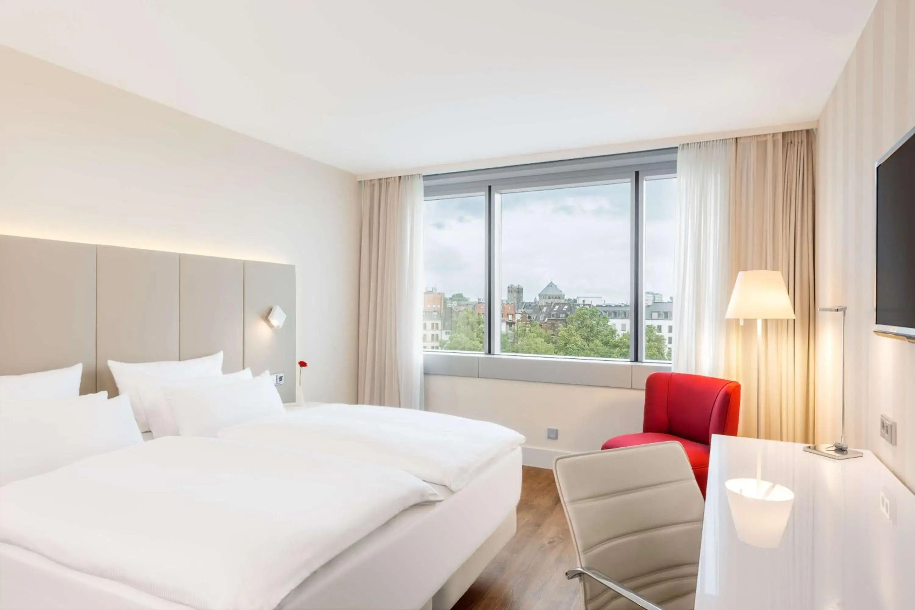 Bedroom, Bed in NH Collection Köln Mediapark Bedroom, Bed in NH Collection Köln Mediapark