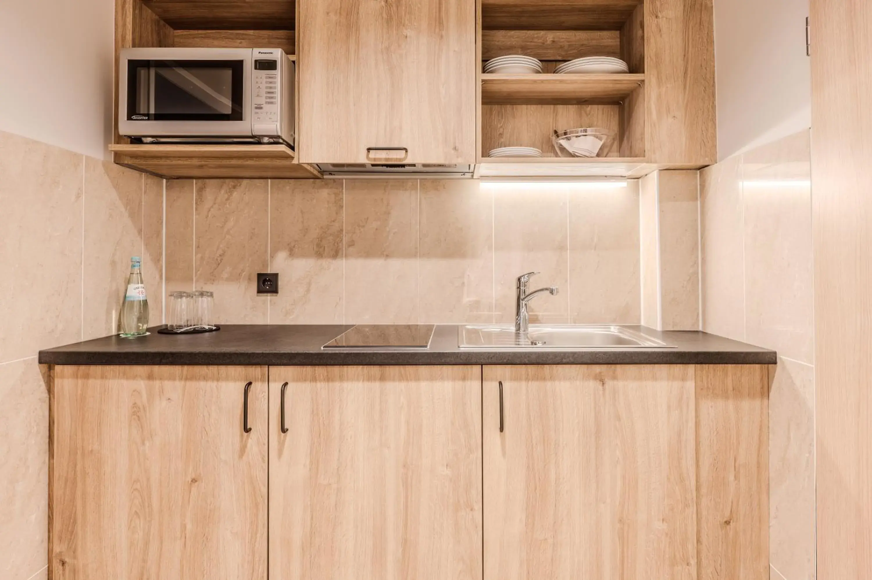 Kitchen or kitchenette in Apartment-Hotel Hamburg Mitte Kitchen or kitchenette in Apartment-Hotel Hamburg Mitte