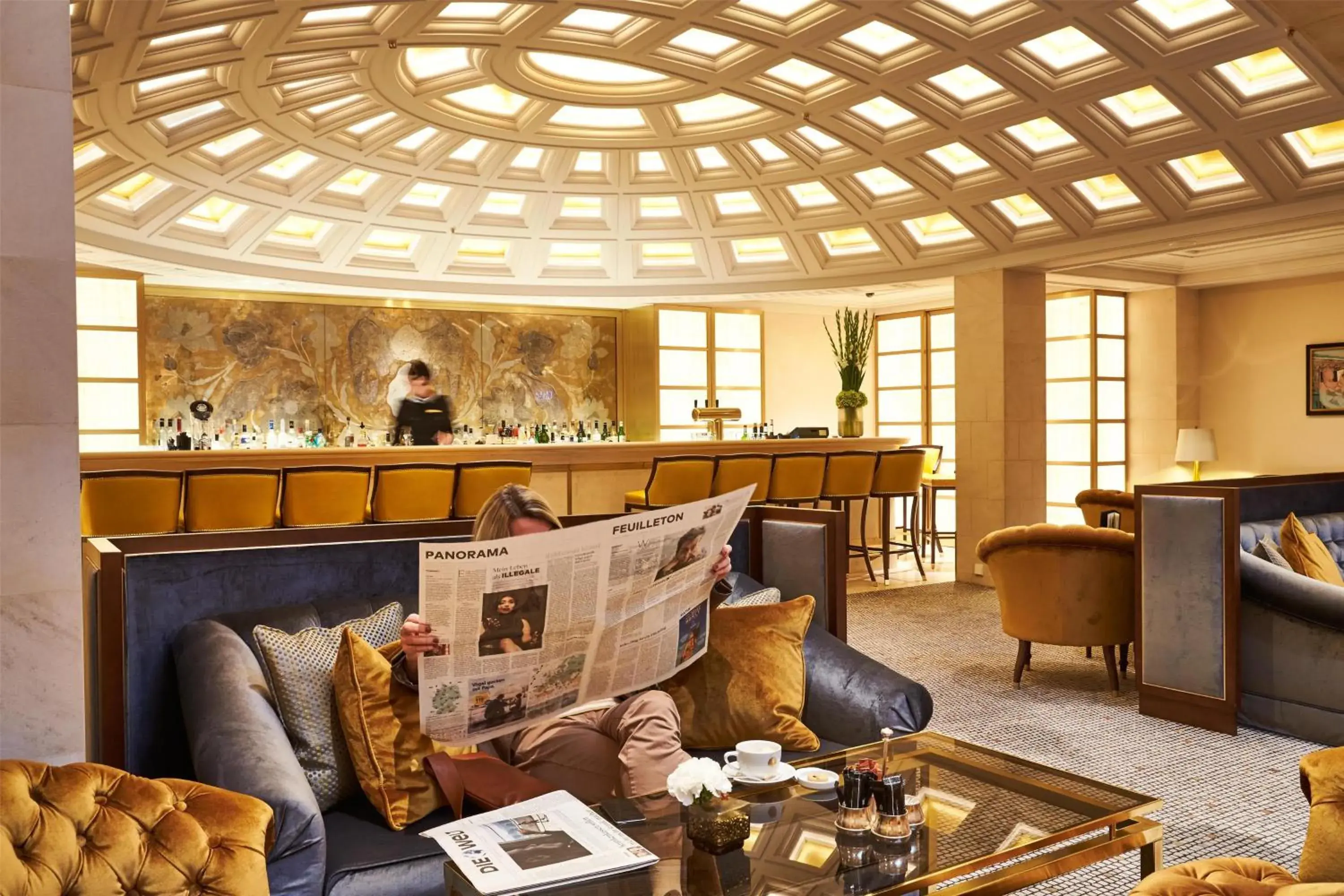 Lobby or reception in Hotel Adlon Kempinski Berlin Lobby or reception in Hotel Adlon Kempinski Berlin