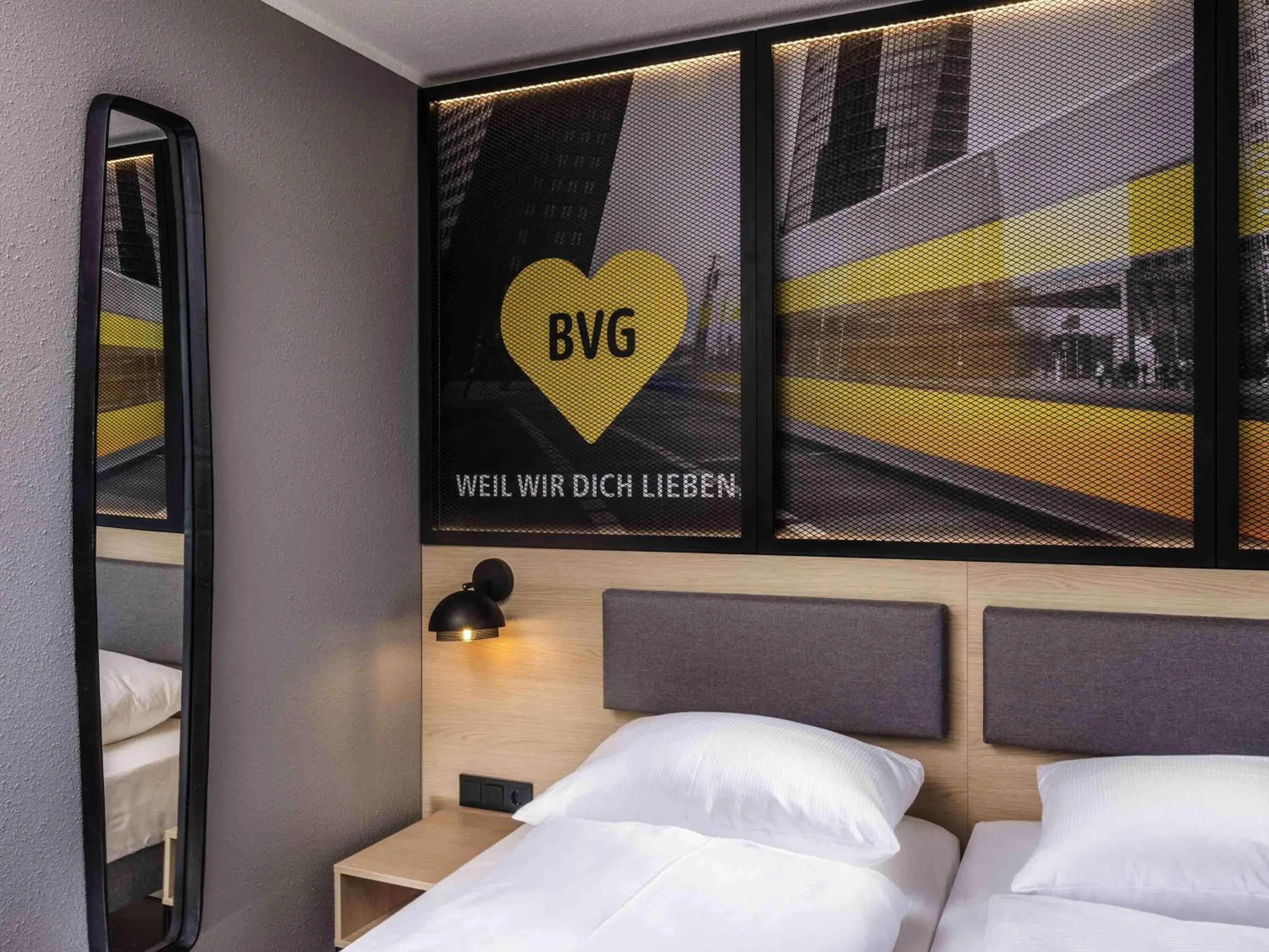 Bedroom, Bed in ibis Styles Berlin Treptow Bedroom, Bed in ibis Styles Berlin Treptow