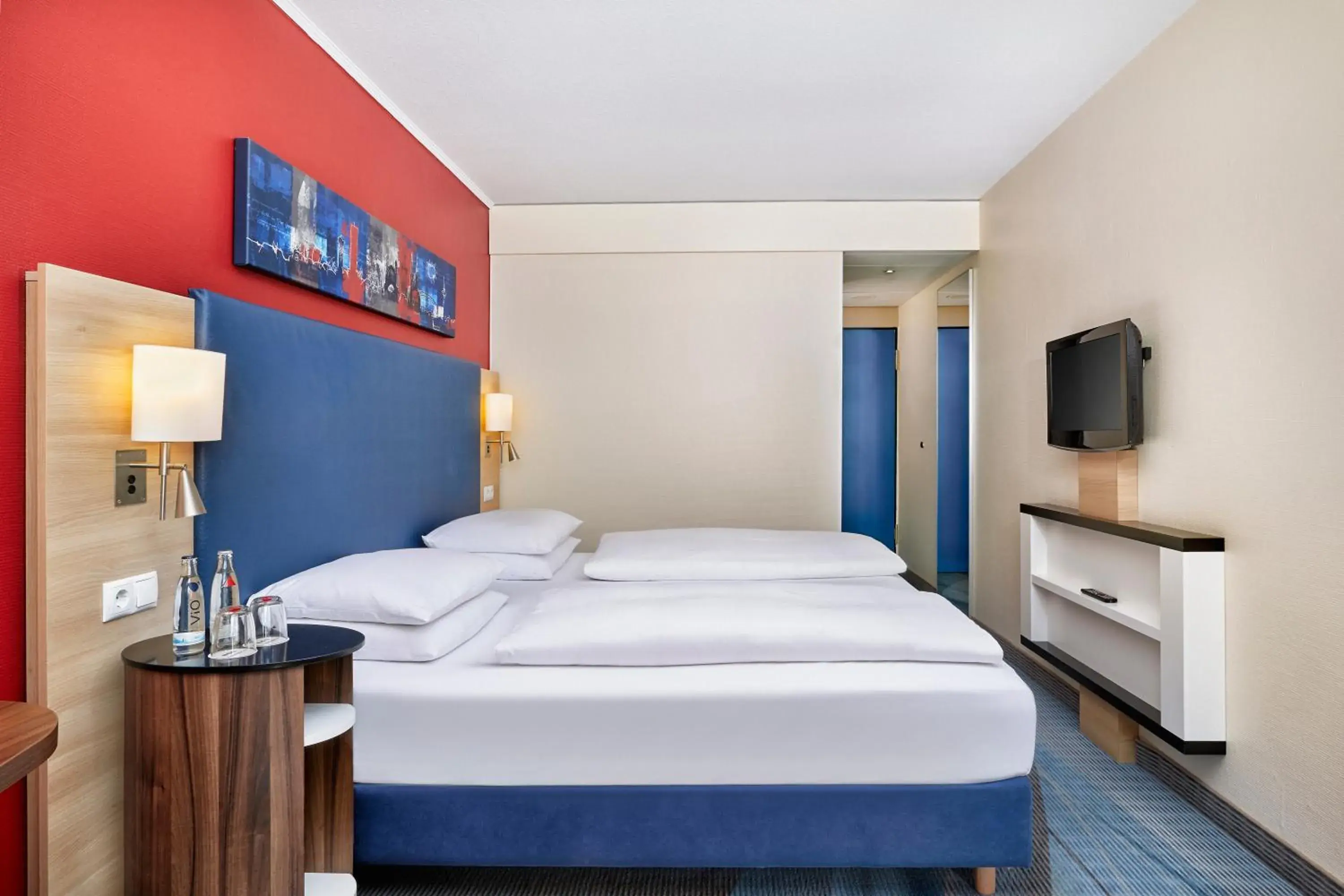 Bedroom, Bed in H+ Hotel Köln Brühl Bedroom, Bed in H+ Hotel Köln Brühl