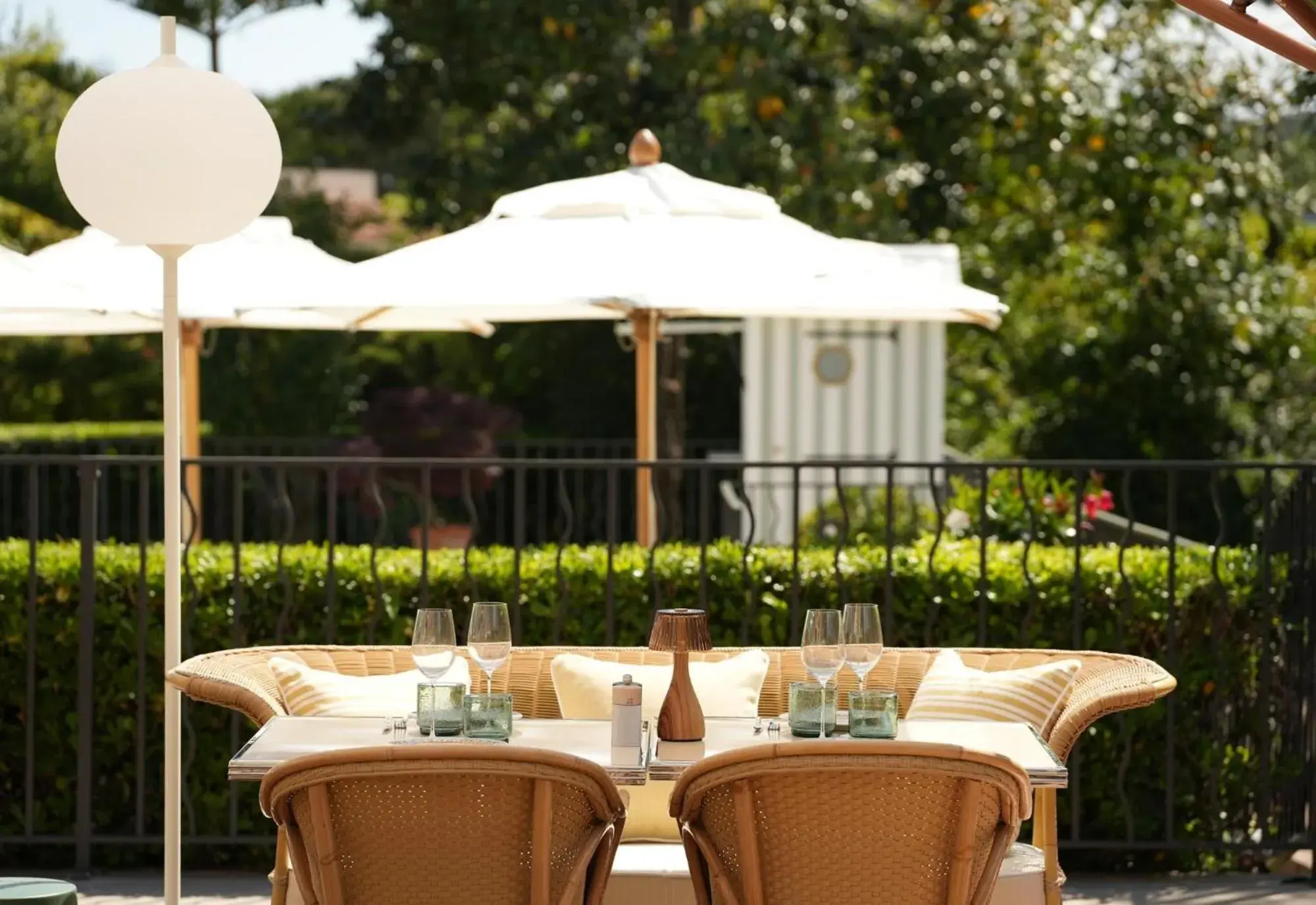 Balcony/Terrace in Villa Miraé by Inwood Hotels - Cap d'Antibes Balcony/Terrace in Villa Miraé by Inwood Hotels - Cap d'Antibes