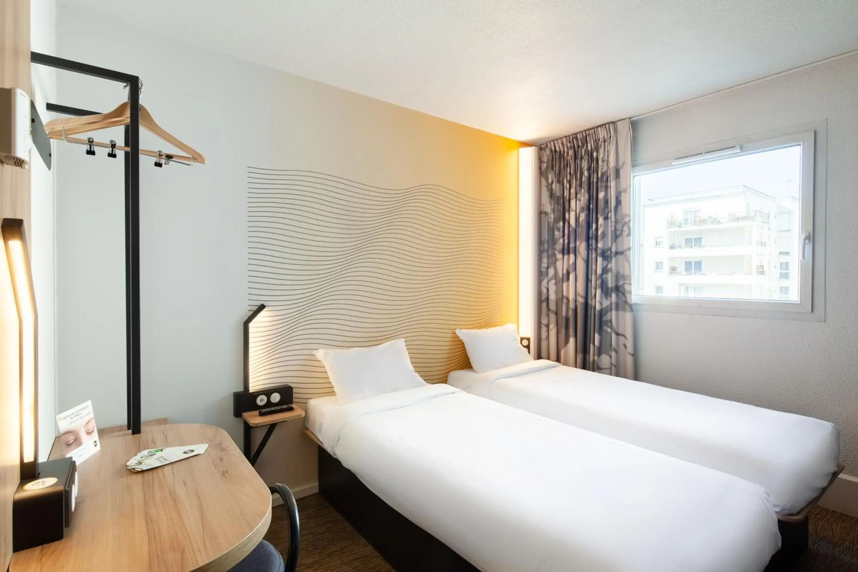 Bedroom, Bed in B&B HOTEL Paris Saint-Denis Pleyel Bedroom, Bed in B&B HOTEL Paris Saint-Denis Pleyel
