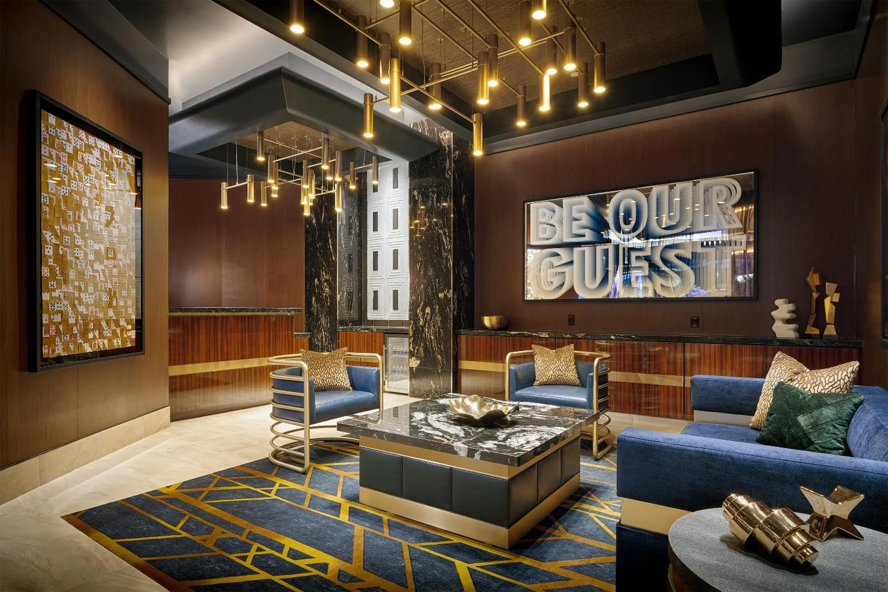 Lobby or reception in Circa Resort & Casino - Adults Only Lobby or reception in Circa Resort & Casino - Adults Only
