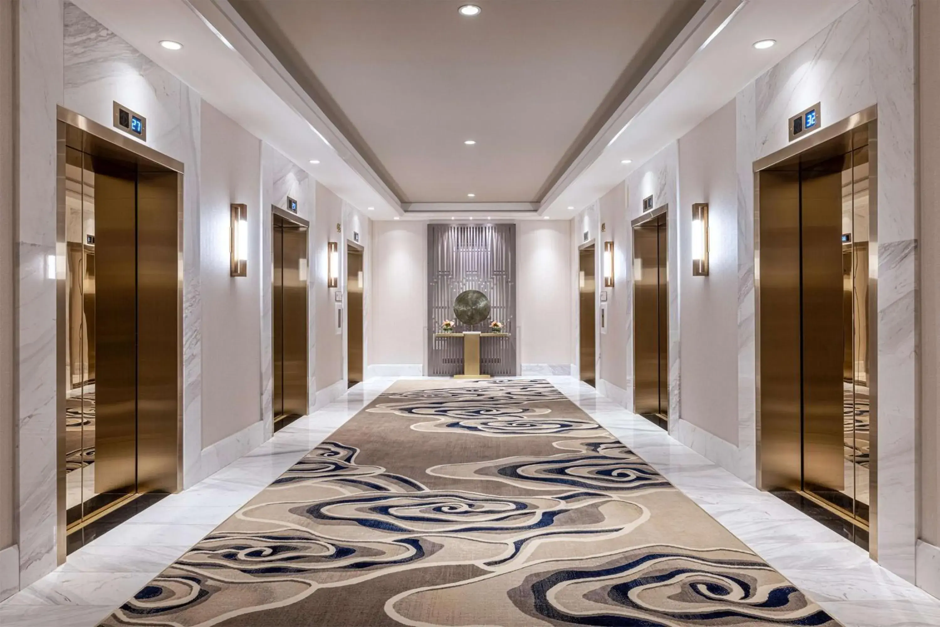 Lobby or reception in Crockfords Las Vegas, LXR Hotels & Resorts at Resorts World Lobby or reception in Crockfords Las Vegas, LXR Hotels & Resorts at Resorts World