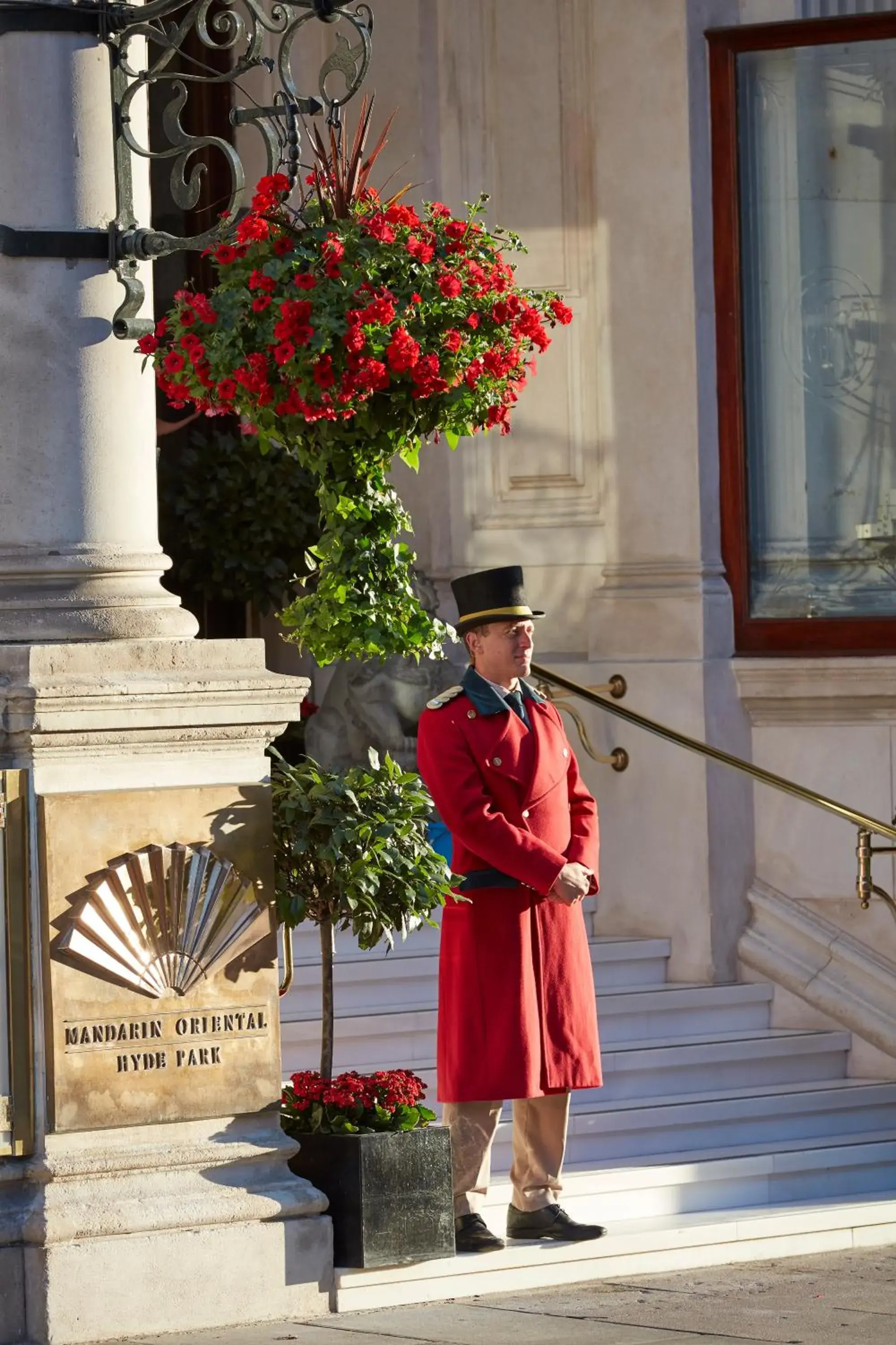 Staff in Mandarin Oriental Hyde Park, London Staff in Mandarin Oriental Hyde Park, London