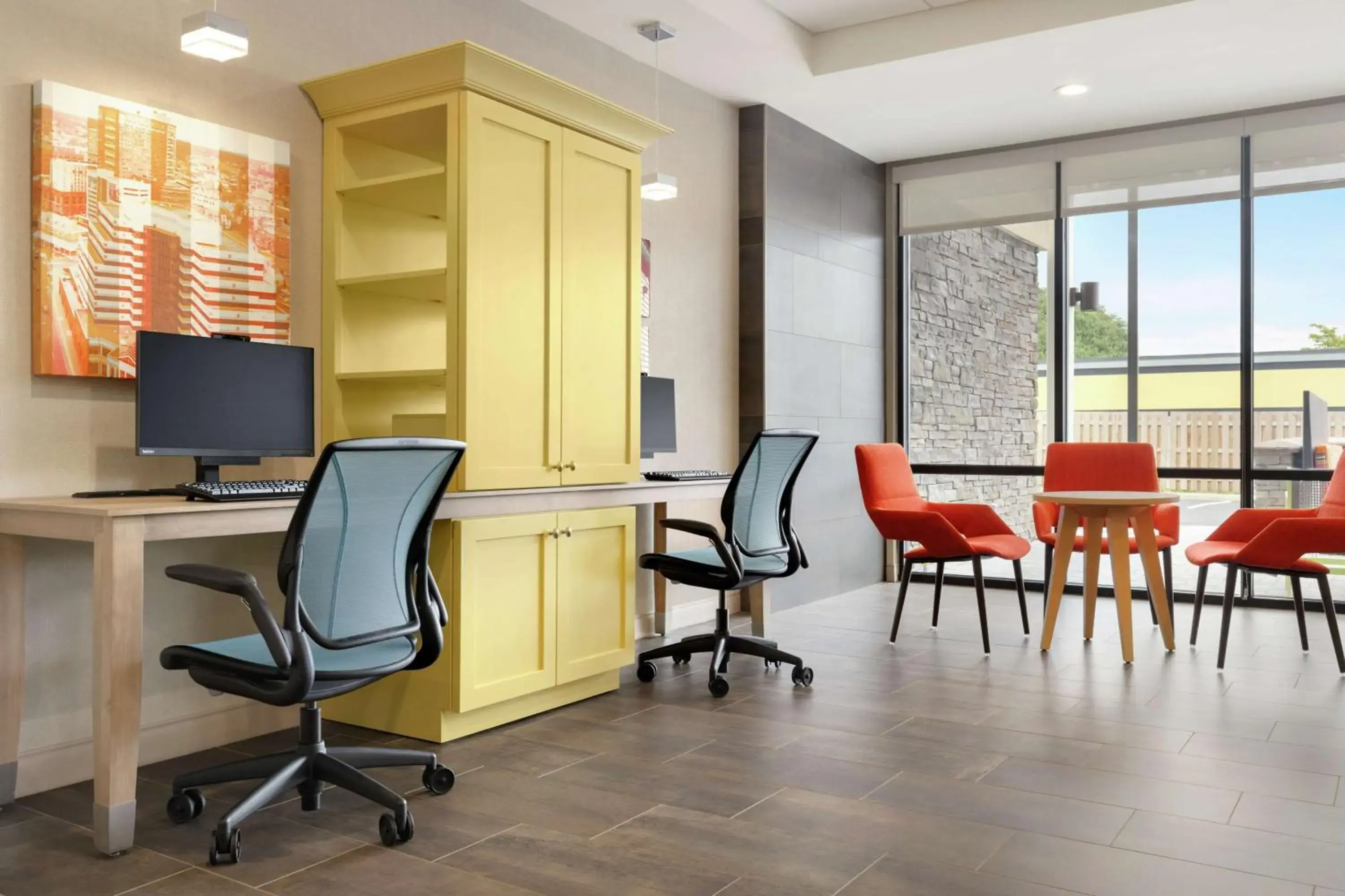 Lobby or reception in Home2 Suites by Hilton New Brunswick, NJ Lobby or reception in Home2 Suites by Hilton New Brunswick, NJ