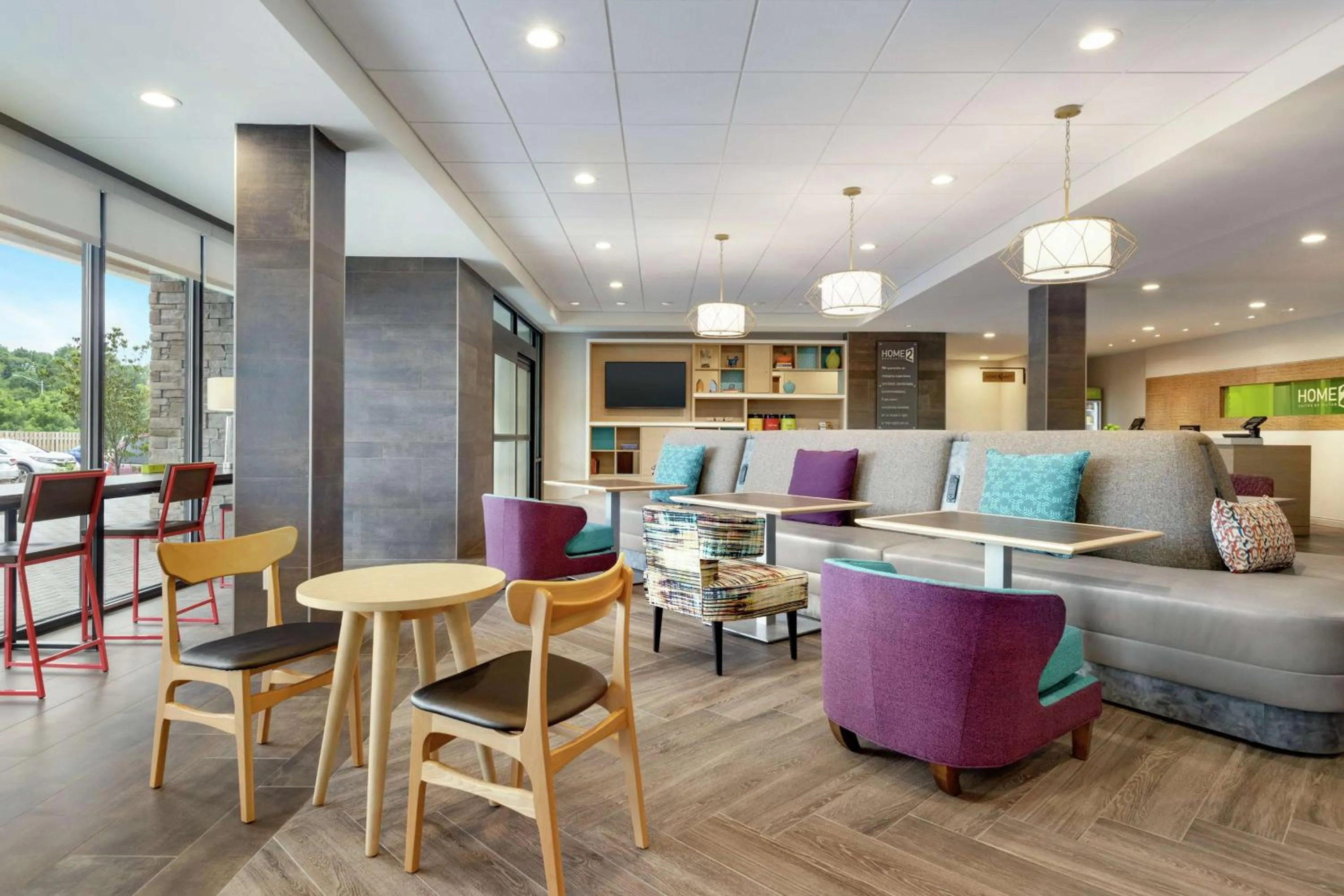 Lobby or reception in Home2 Suites by Hilton New Brunswick, NJ