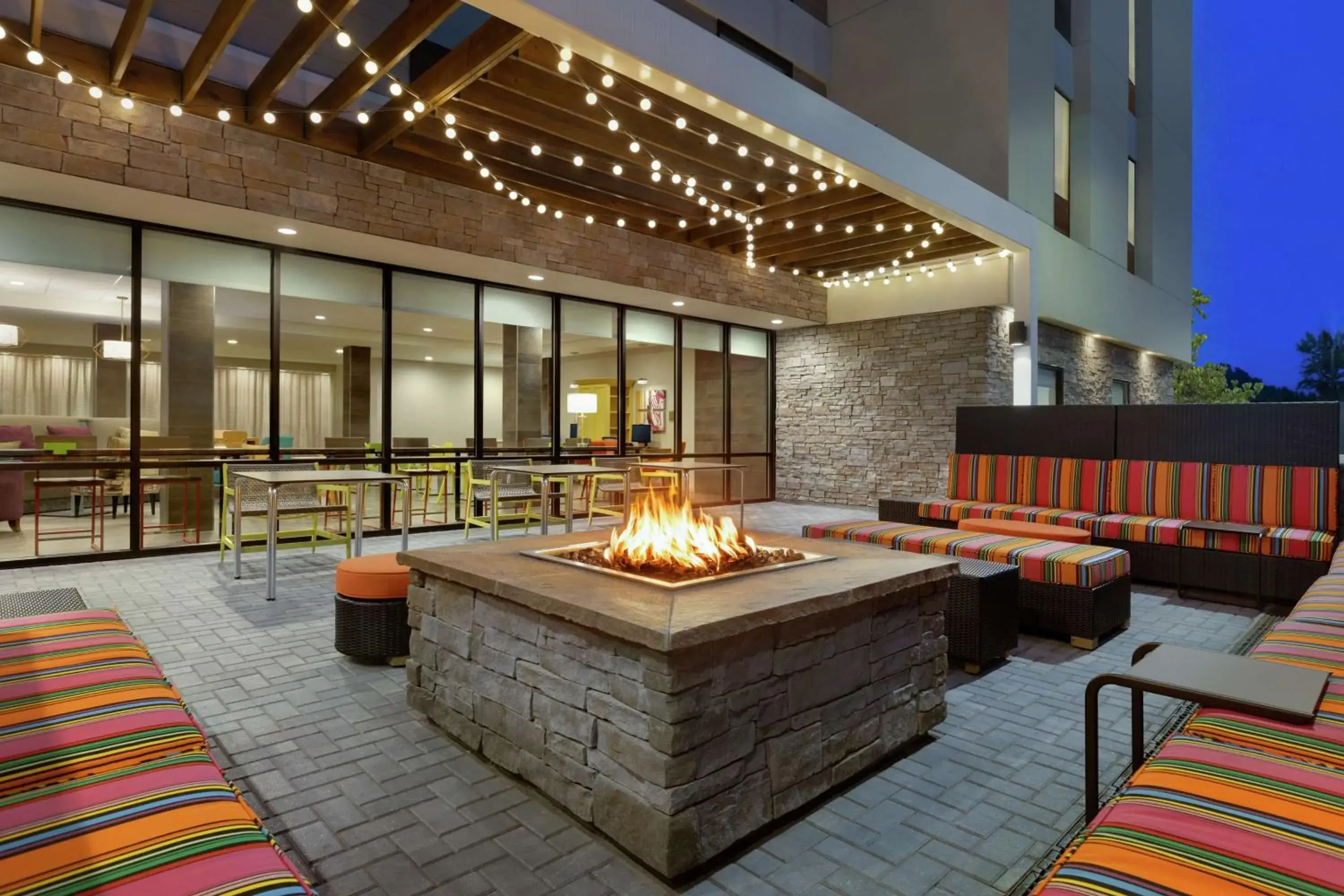 Patio in Home2 Suites by Hilton New Brunswick, NJ Patio in Home2 Suites by Hilton New Brunswick, NJ