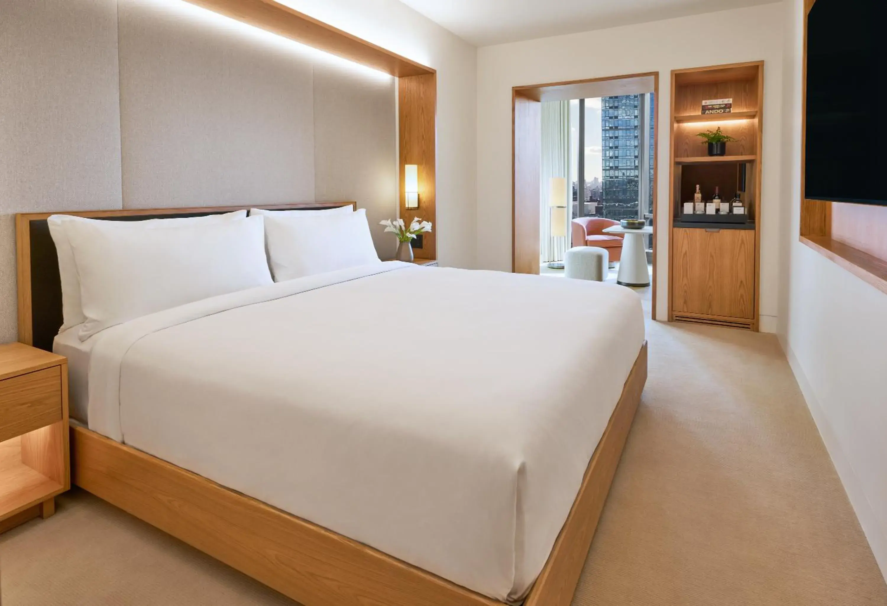 Bedroom, Bed in Pendry Manhattan West Bedroom, Bed in Pendry Manhattan West