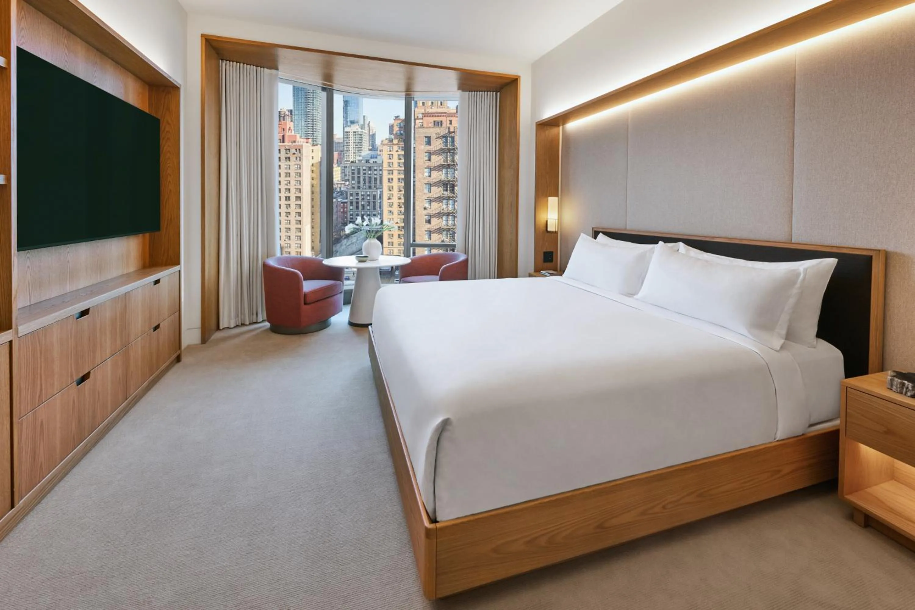 Bedroom, Bed in Pendry Manhattan West