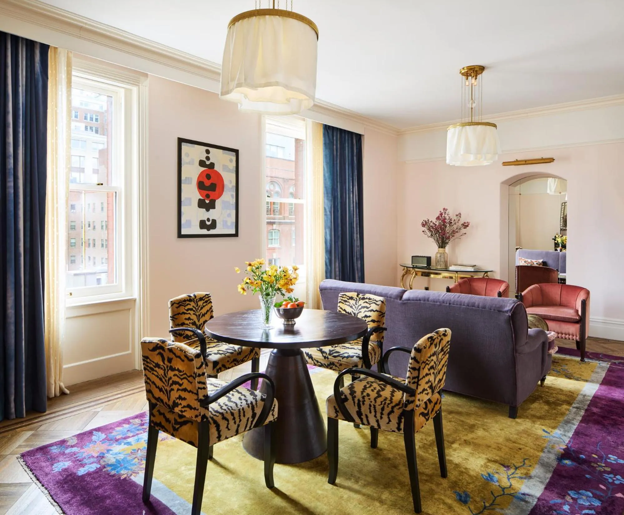 Living room in The Hotel Chelsea