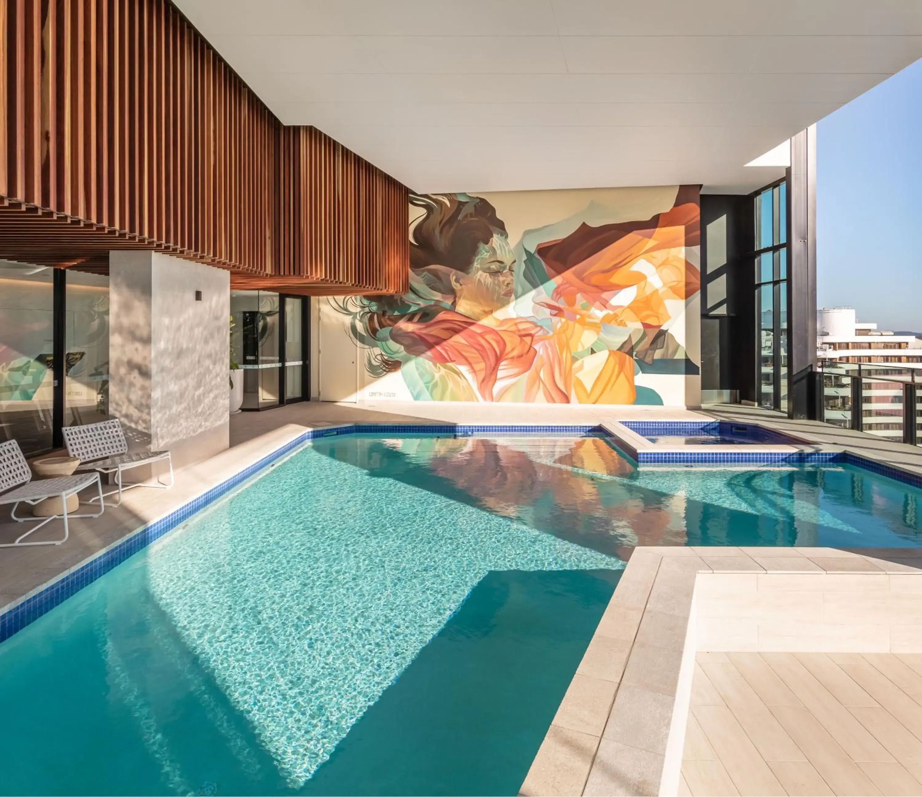 Swimming pool in The Star Residences - Gold Coast Swimming pool in The Star Residences - Gold Coast