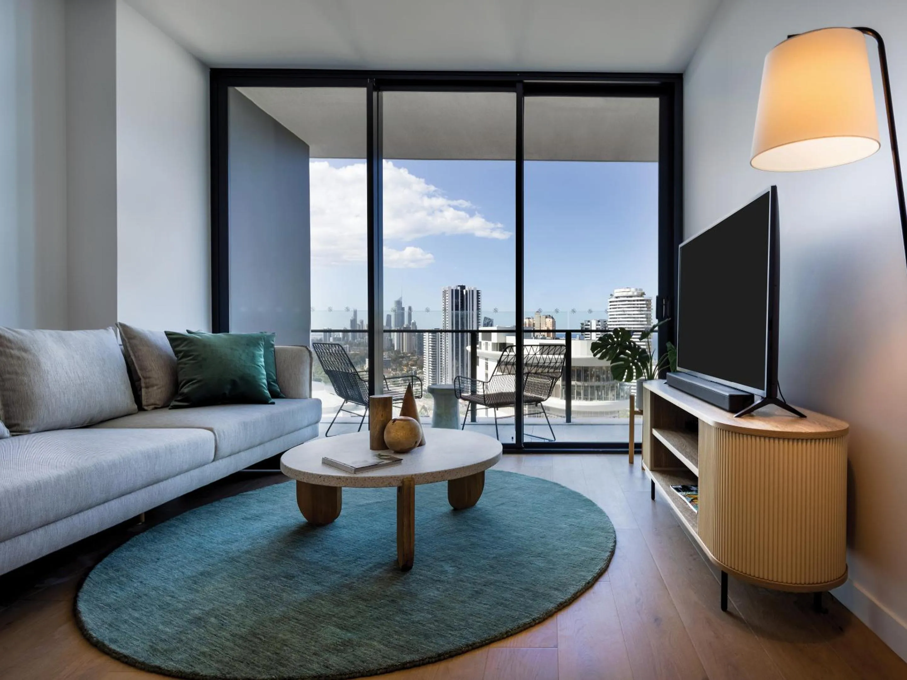Living room in The Star Residences - Gold Coast